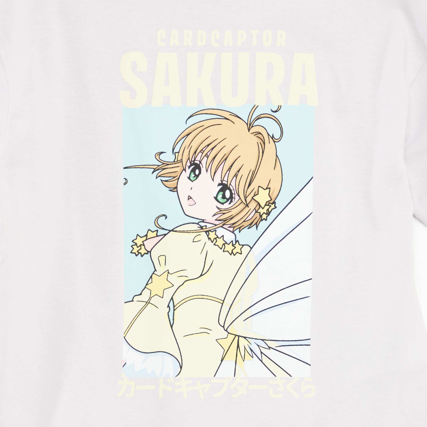 T-shirt 'Cardcaptor Sakura' manches courtes BLANC