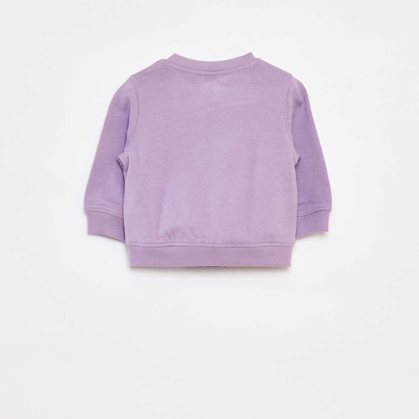 Sweat à manches longues avec imprimé VIOLET