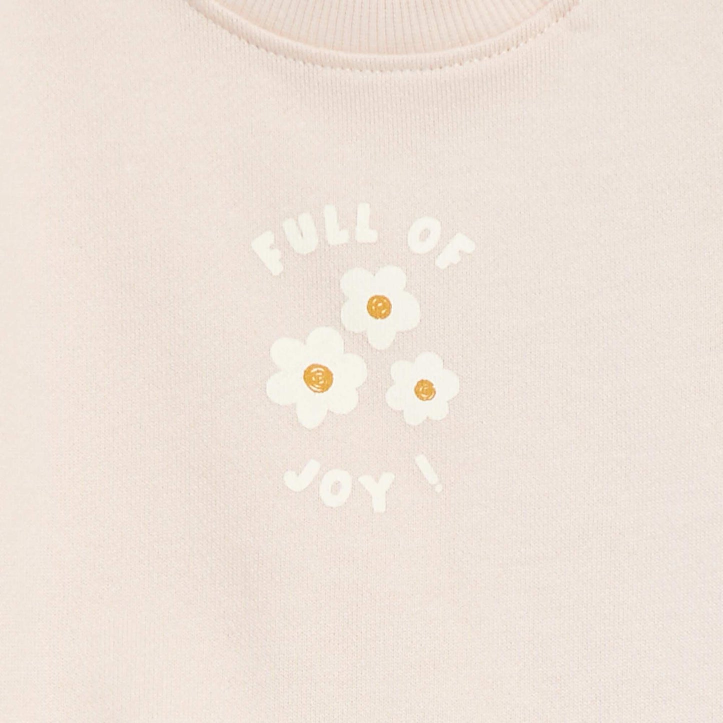 Sweat à manches longues avec imprimé ROSE
