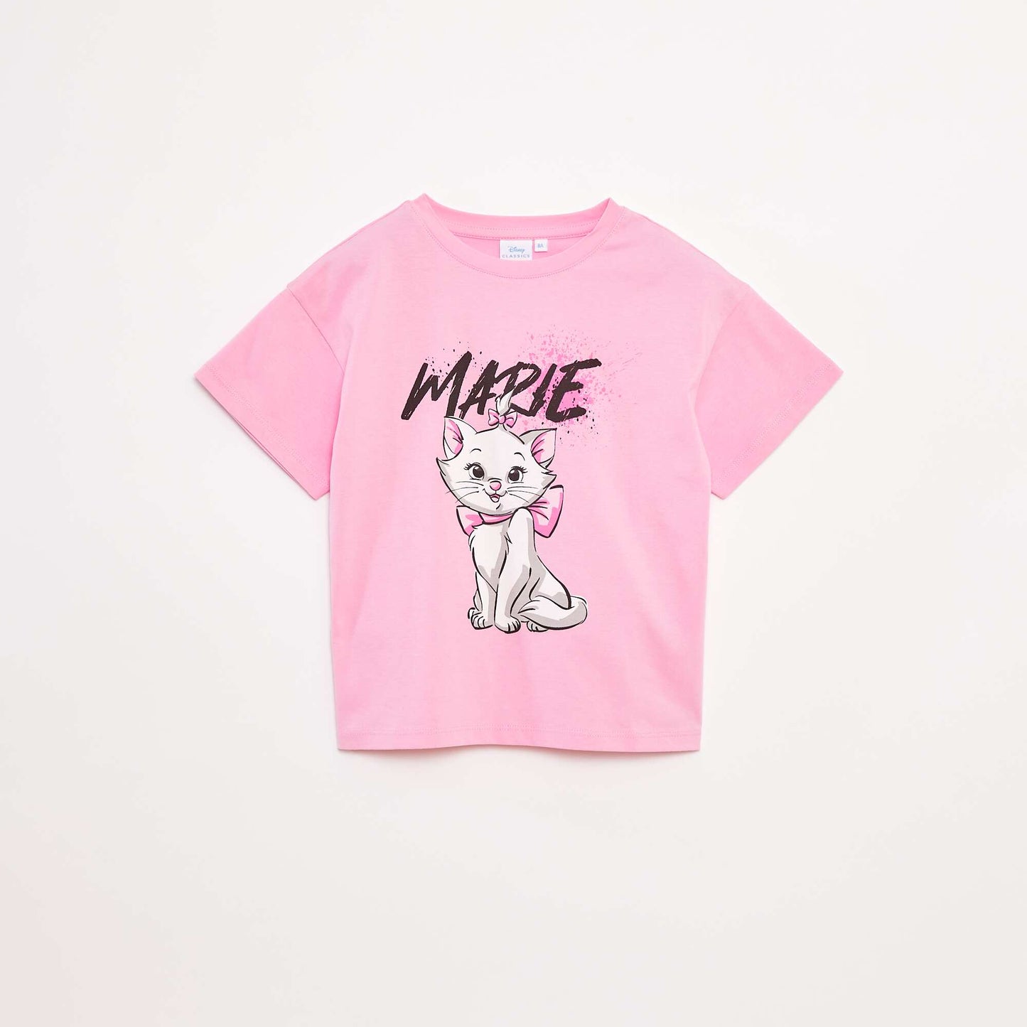 T-shirt 'Marie' 'Disney' manches courtes ROSE