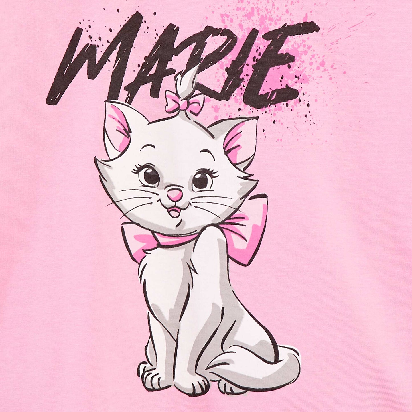 T-shirt 'Marie' 'Disney' manches courtes ROSE