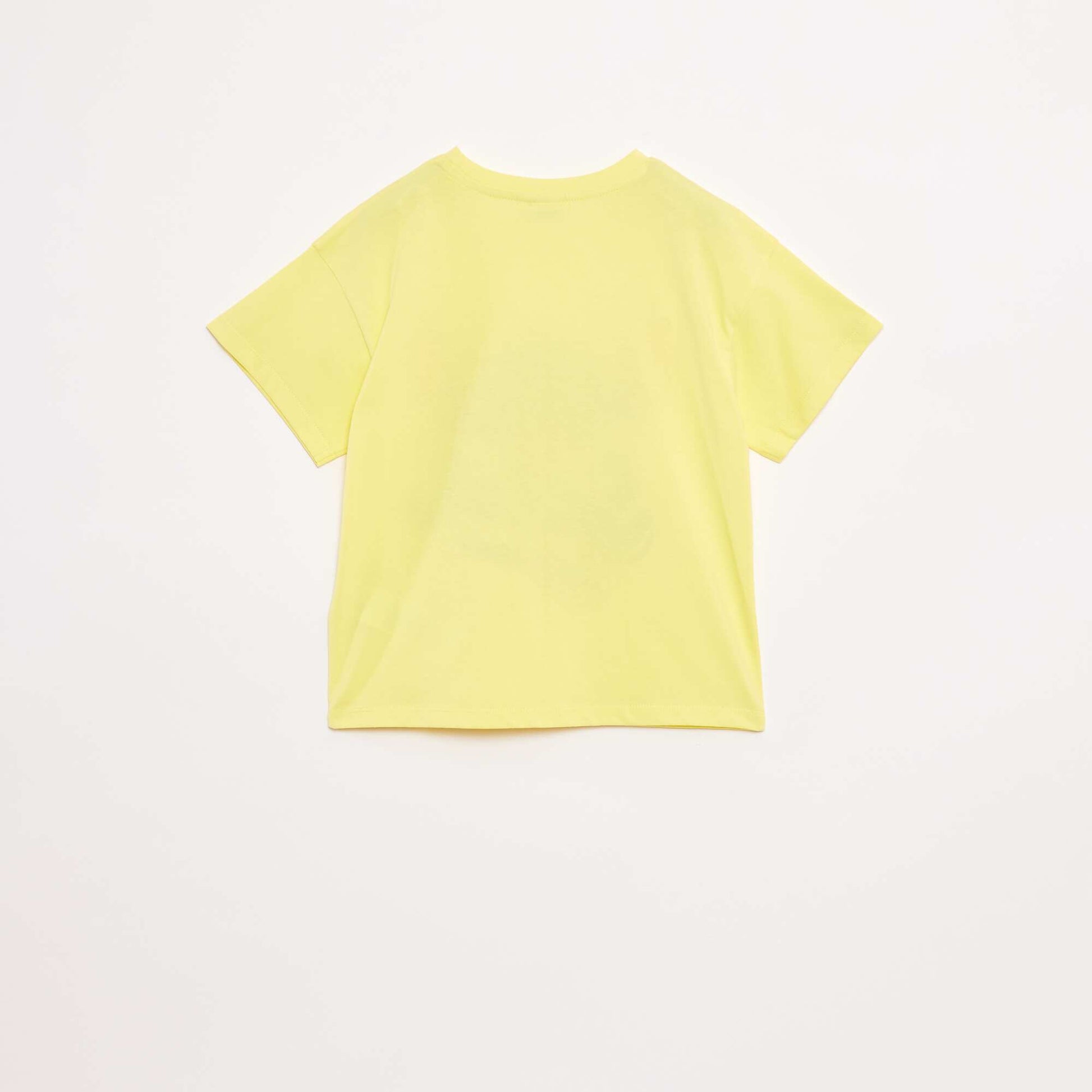 T-shirt 'Stitch' 'Disney' manches courtes JAUNE