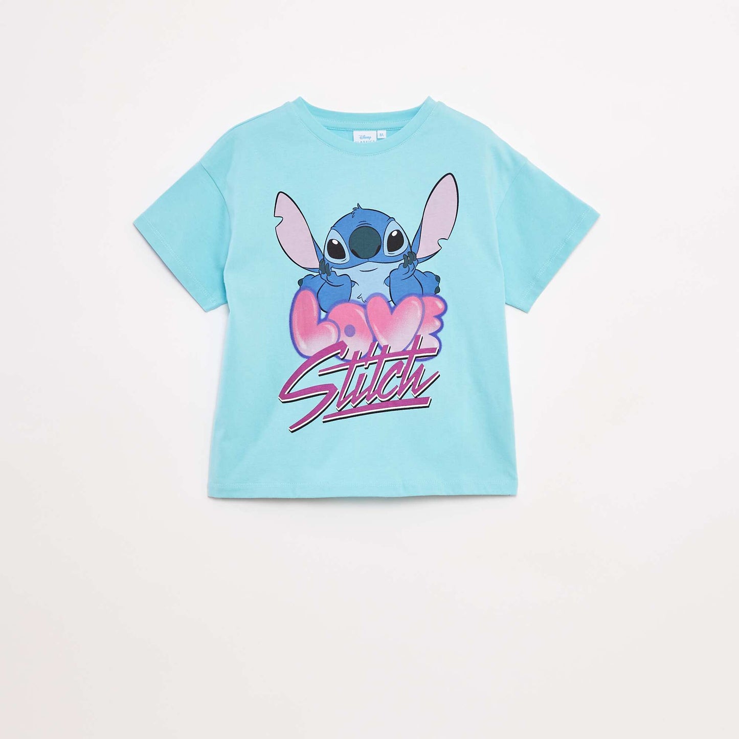 T-shirt 'Stitch' 'Disney' manches courtes BLEU