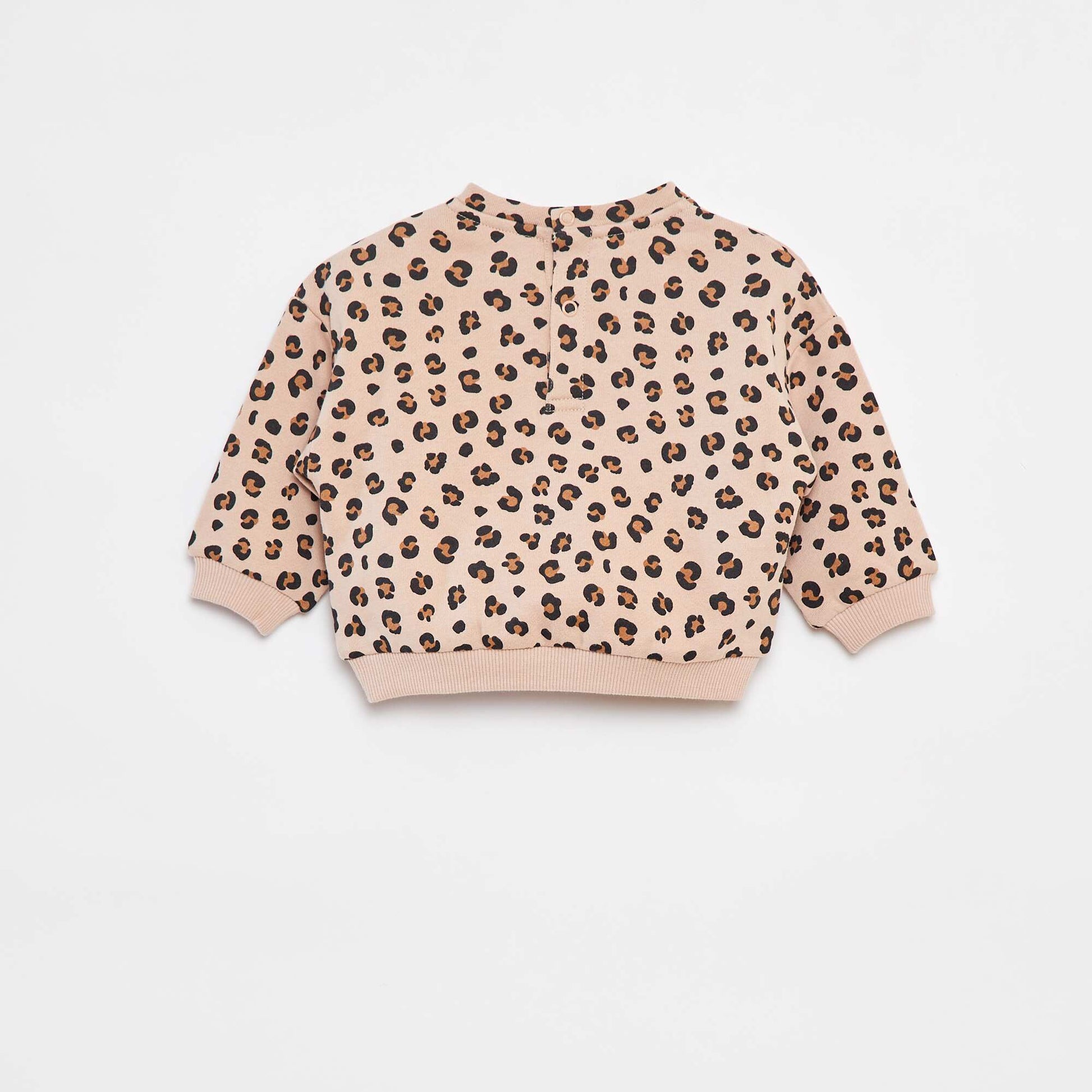 Sweat imprimé fantaisie BEIGE