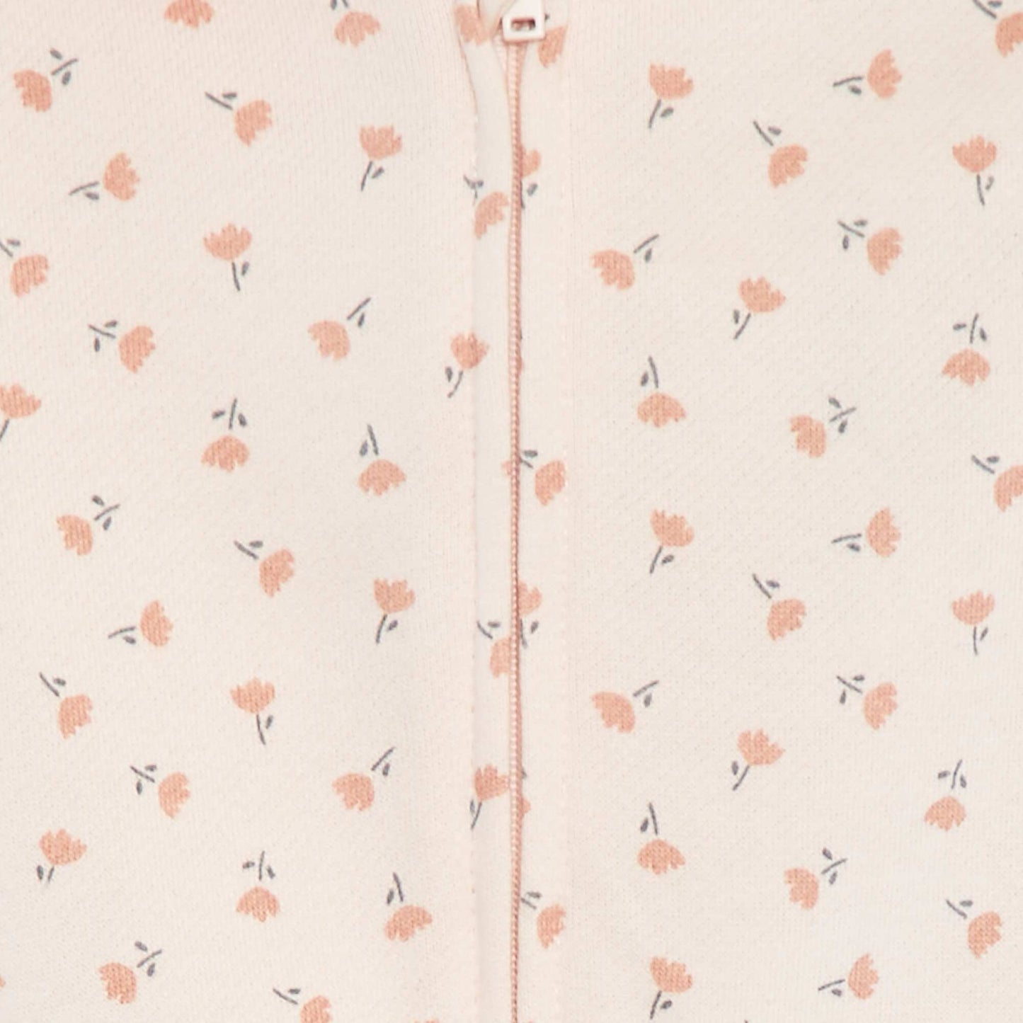 Sweat zippé à motif et à capuche ROSE