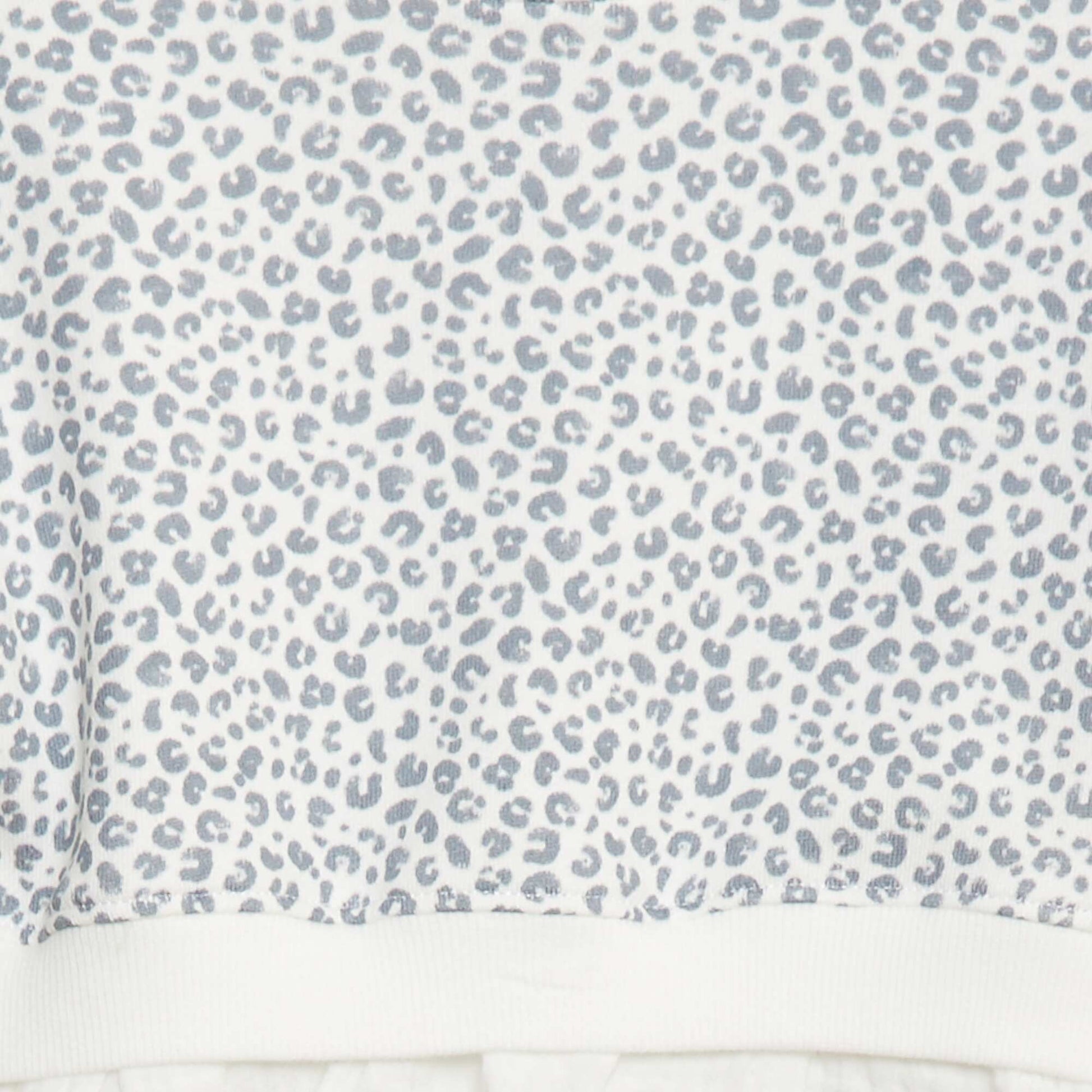 Sweat avec effet 2 en 1 à la base BLANC