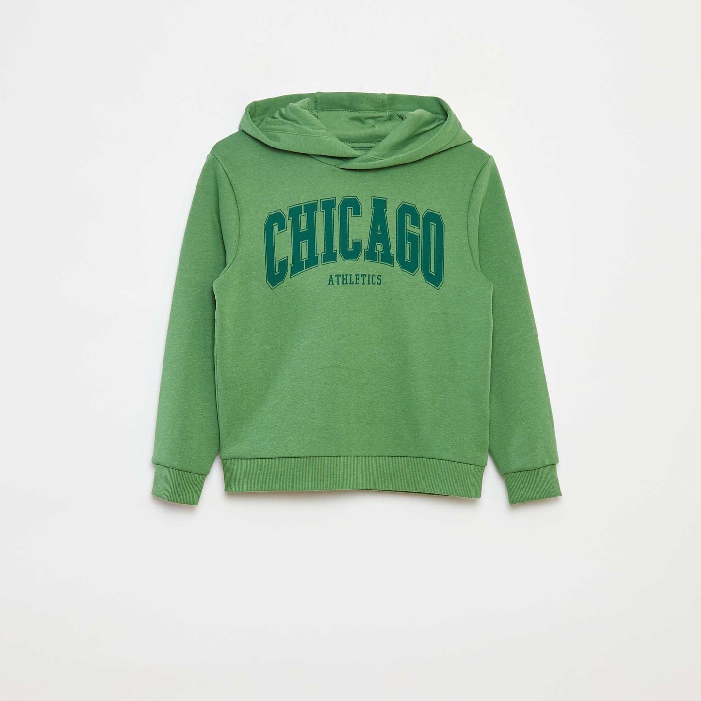 Sweat à capuche en molleton VERT