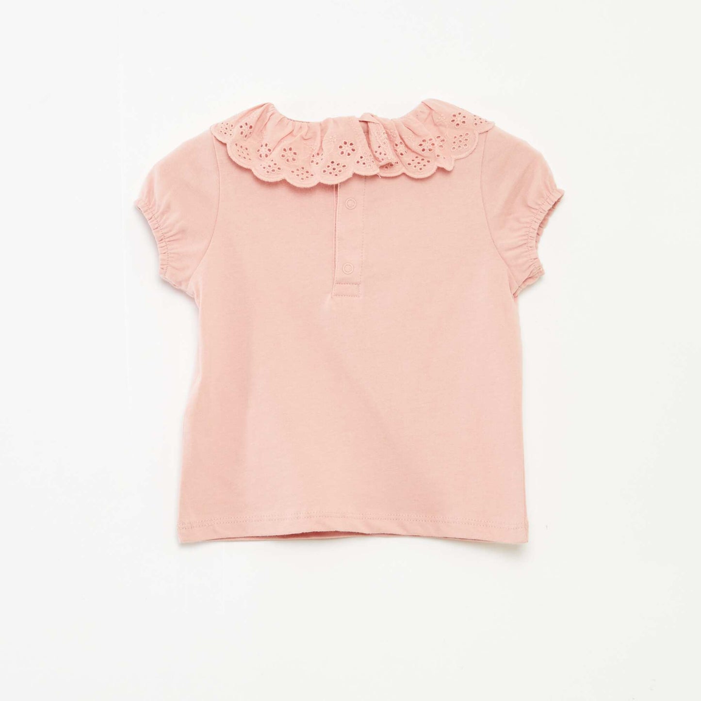 T-shirt à broderie anglaise 'Minnie' ROSE CLAIR