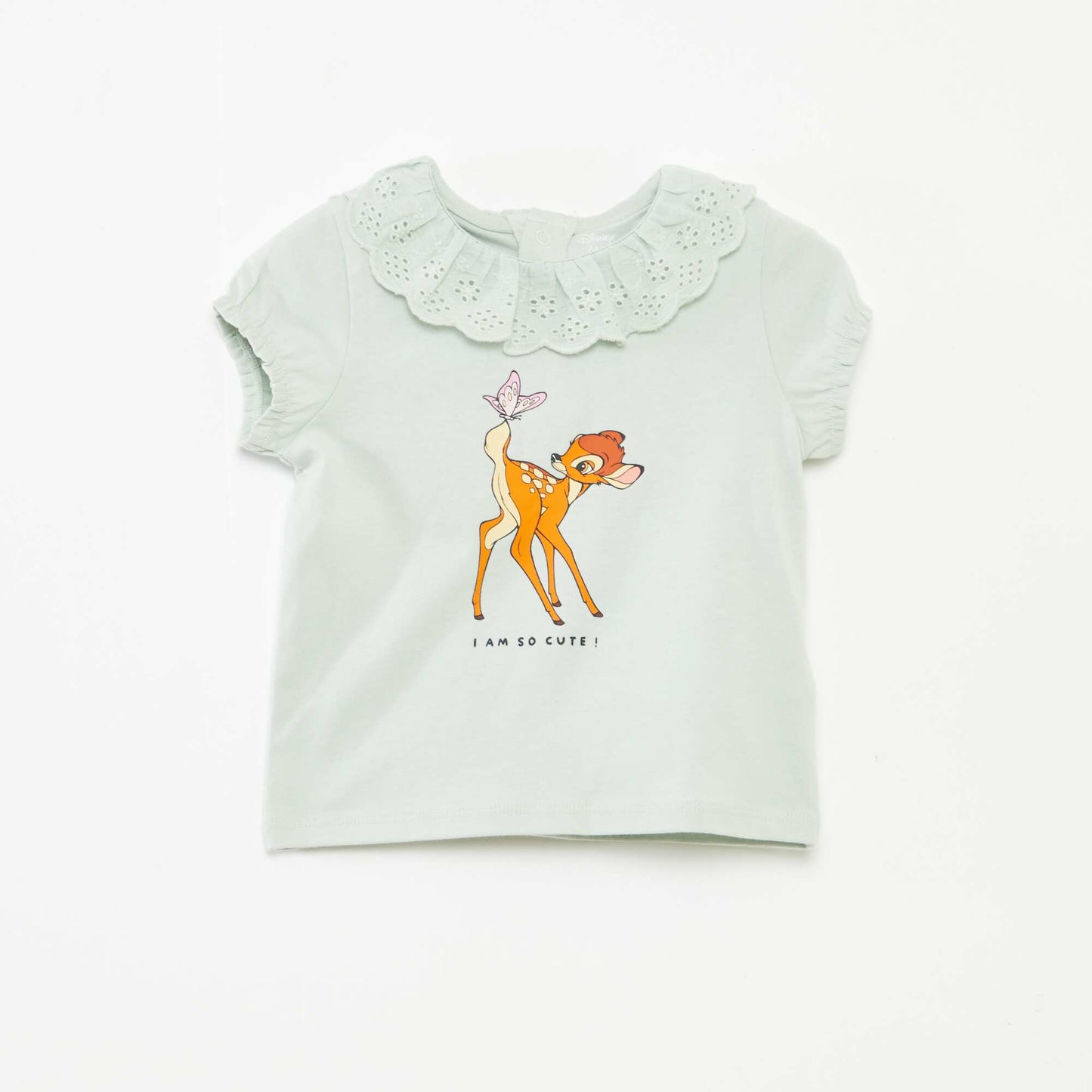 T-shirt à broderie anglaise 'Bambi' VERT