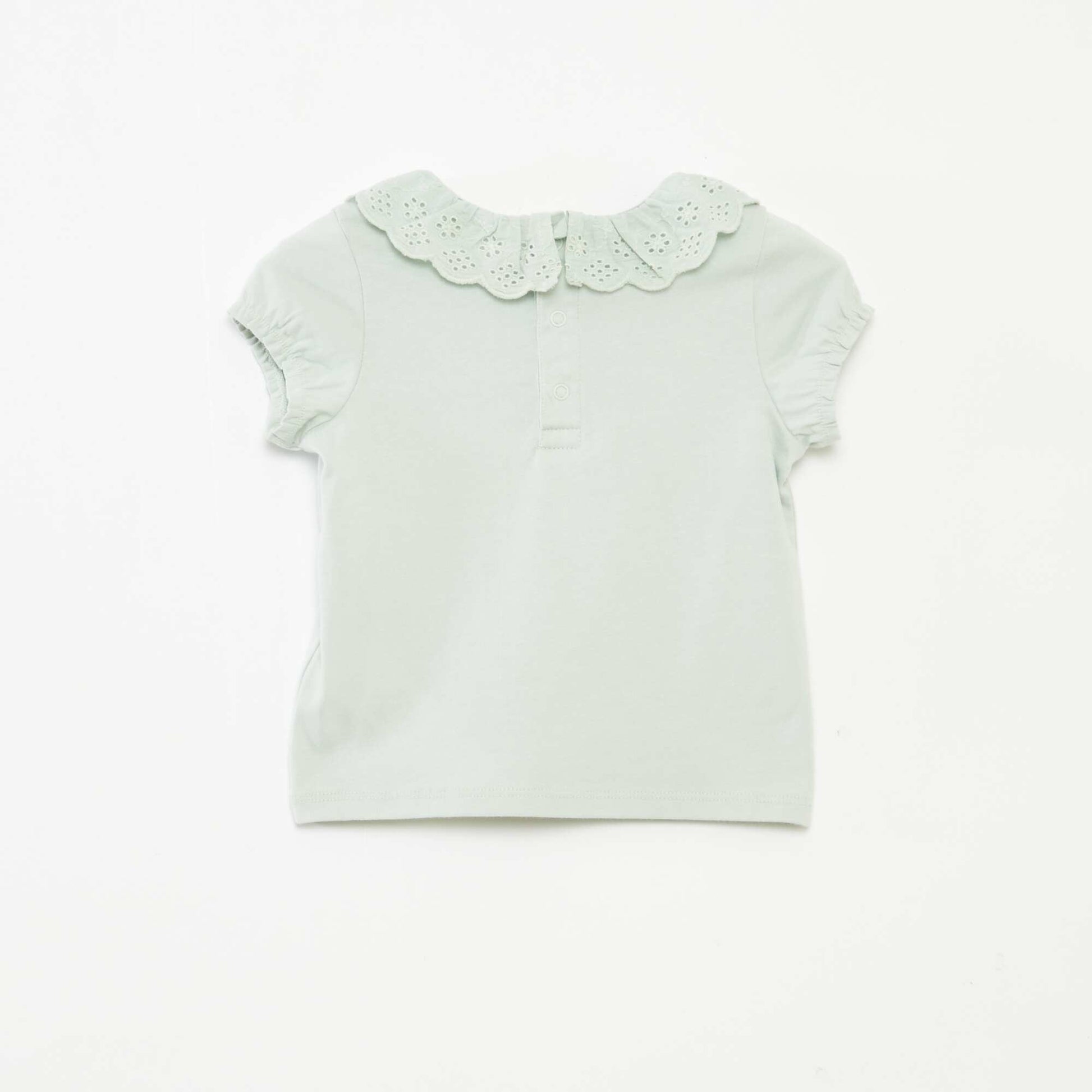 T-shirt à broderie anglaise 'Bambi' VERT