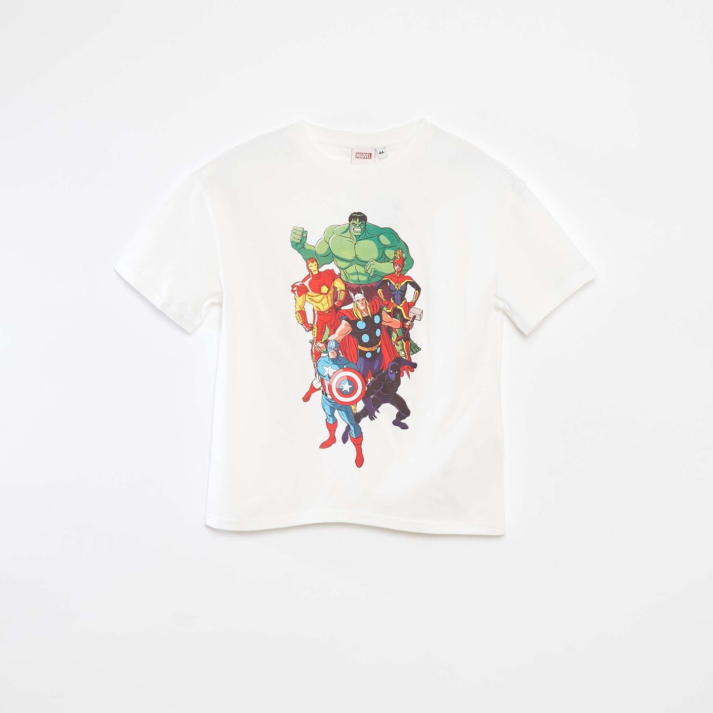T-shirt à manches courtes 'Marvel' BLANC