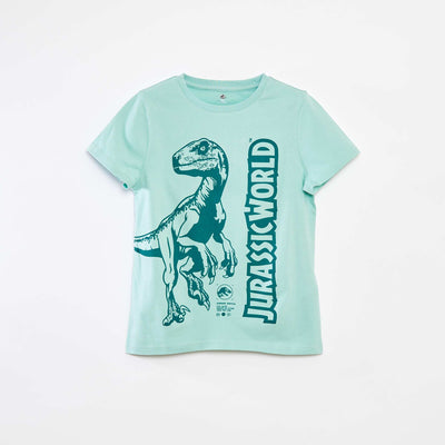 T-shirt à manches courtes 'Jurassic World' VERT