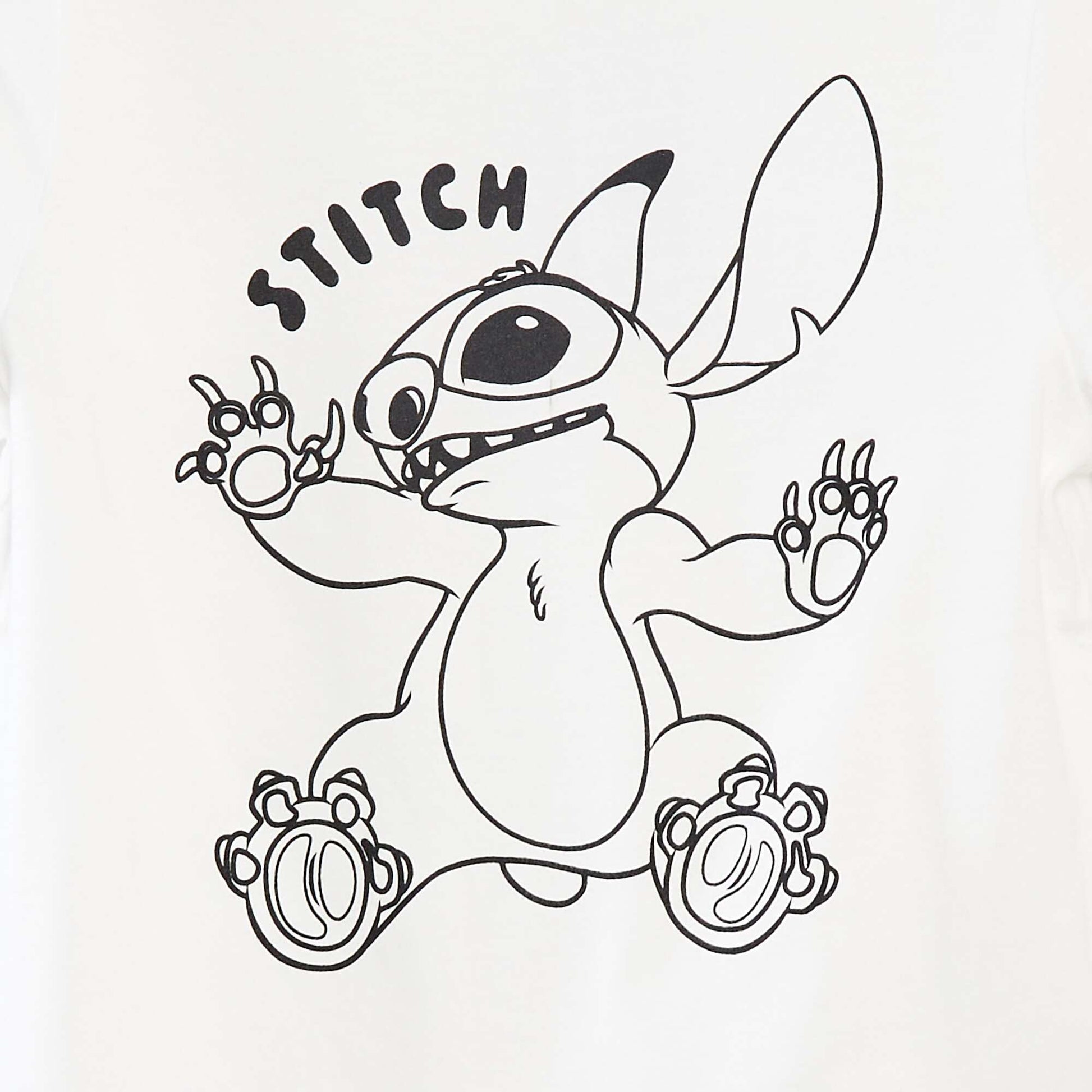 T-shirt à manches courtes 'Disney' BLANC