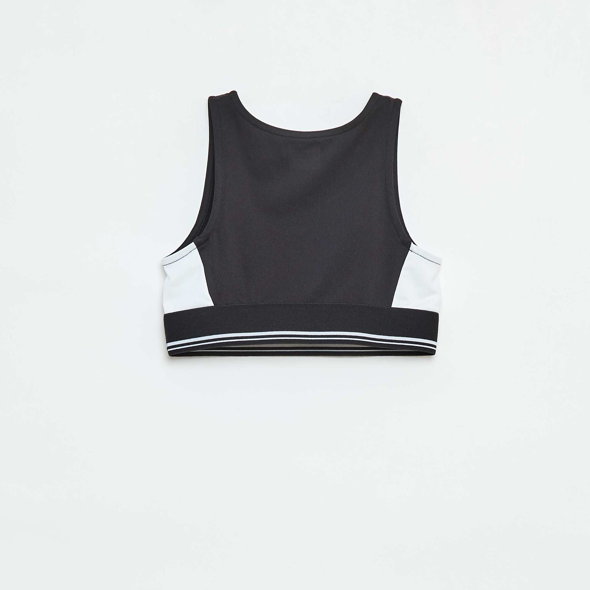 Brassière de sport  en matière stretch NOIR