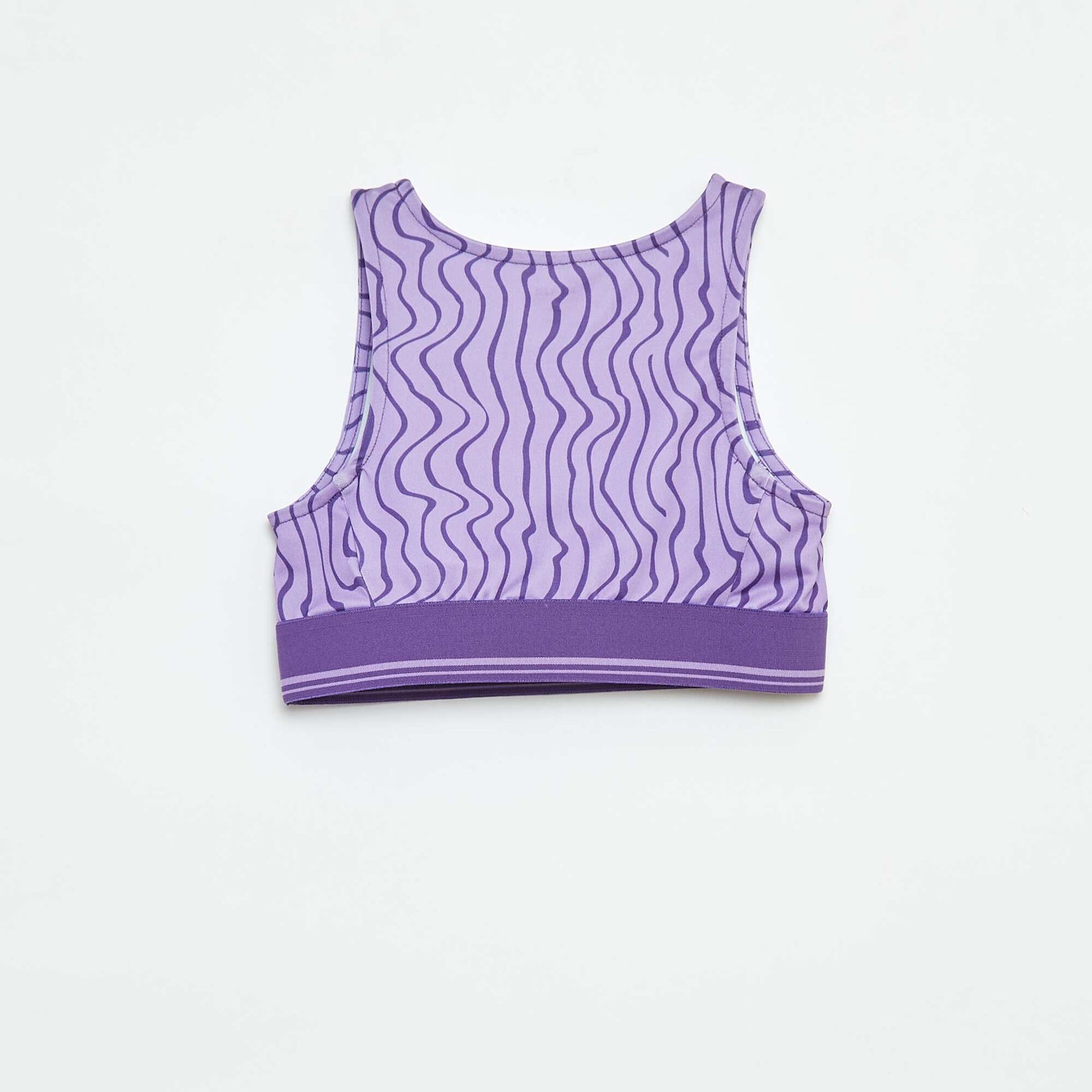 Brassière de sport  en matière stretch VIOLET