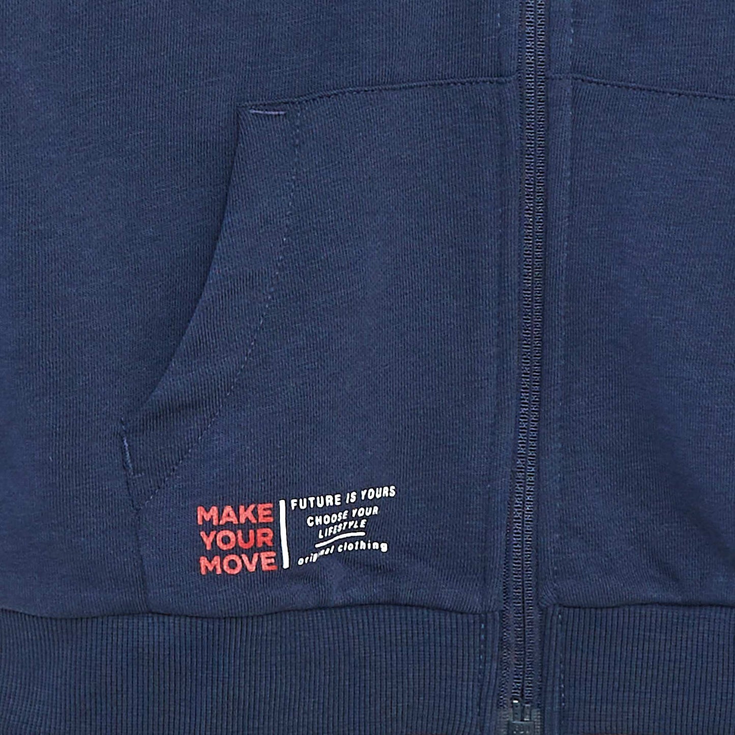 Sweat à capuche loose BLEU
