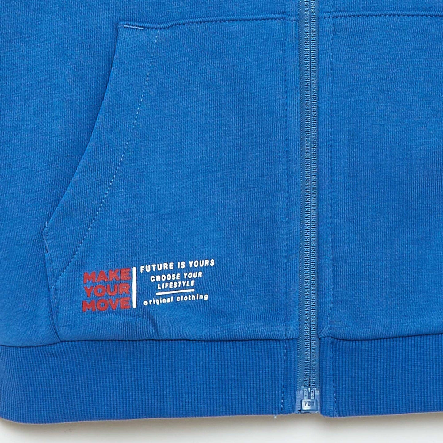 Sweat à capuche loose BLEU