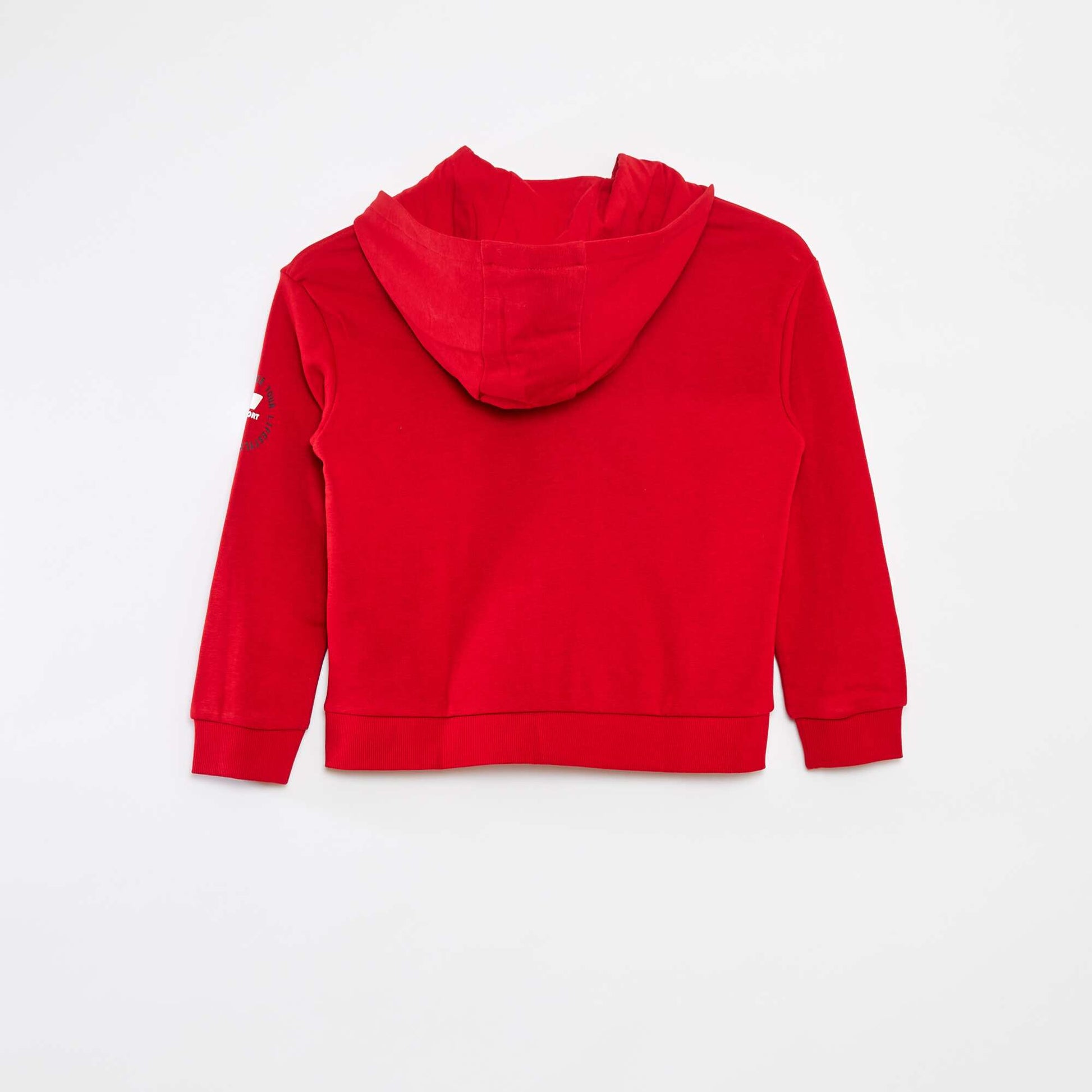 Sweat à capuche loose ROUGE