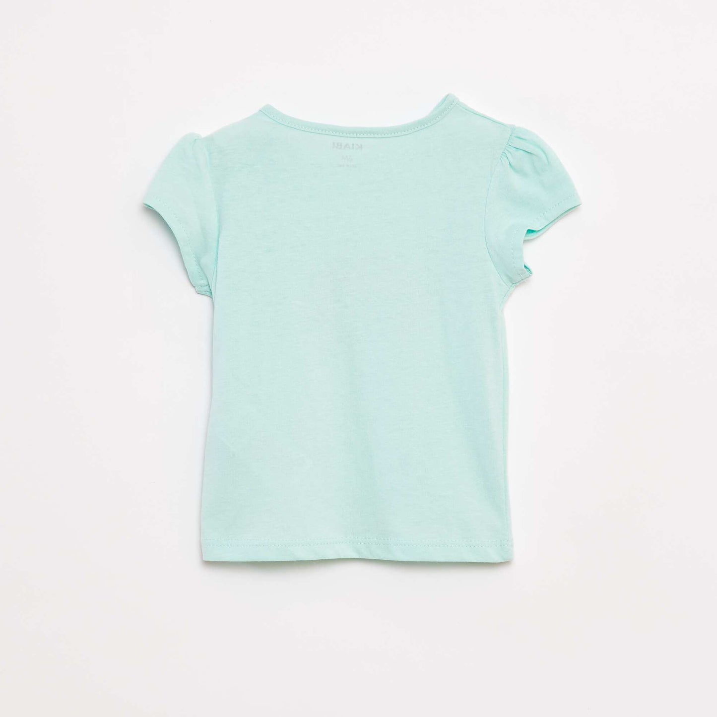 T-shirt imprimé manches courtes BLEU