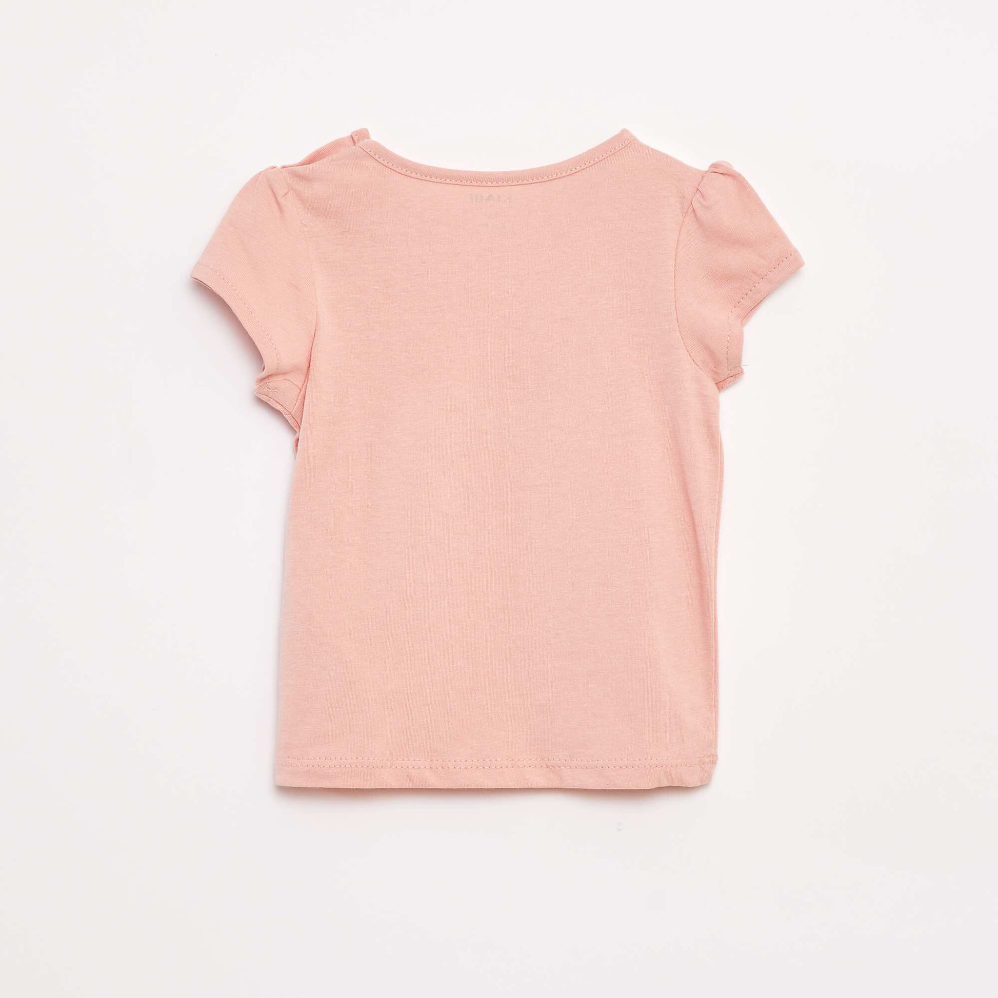 T-shirt imprimé manches courtes ROSE