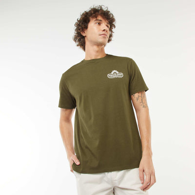 Tee-shirt manches courtes imprimé KAKI