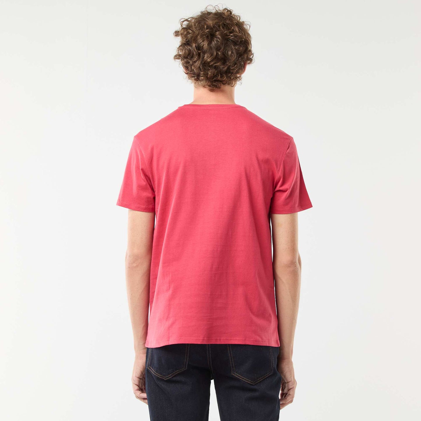 Tee-shirt manches courtes imprimé ROUGE