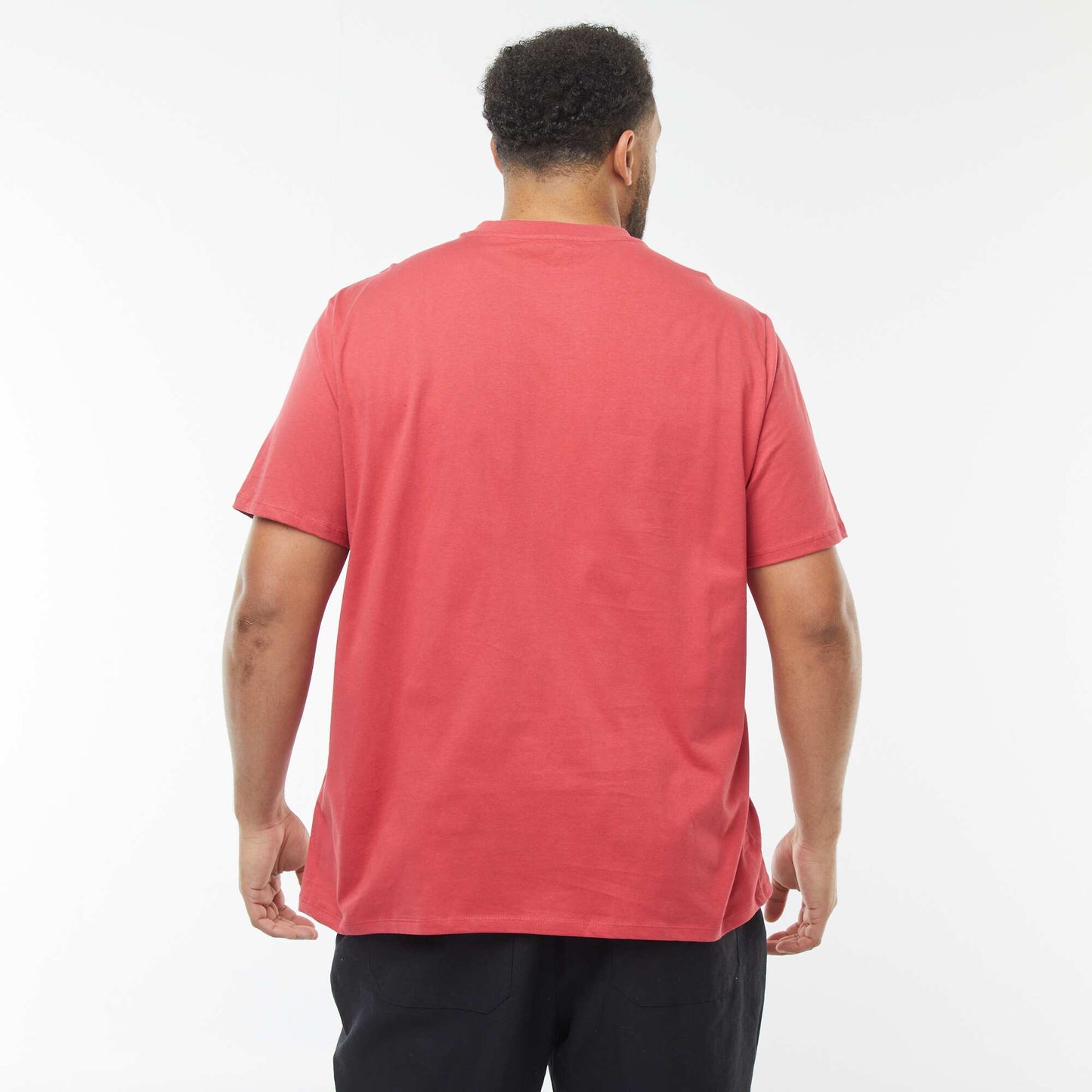 T-shirt manches courtes à motif ROUGE