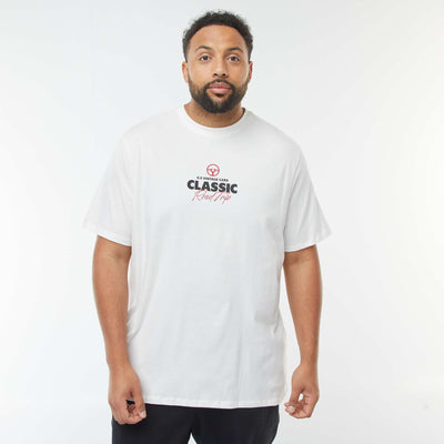 T-shirt manches courtes à motif BLANC