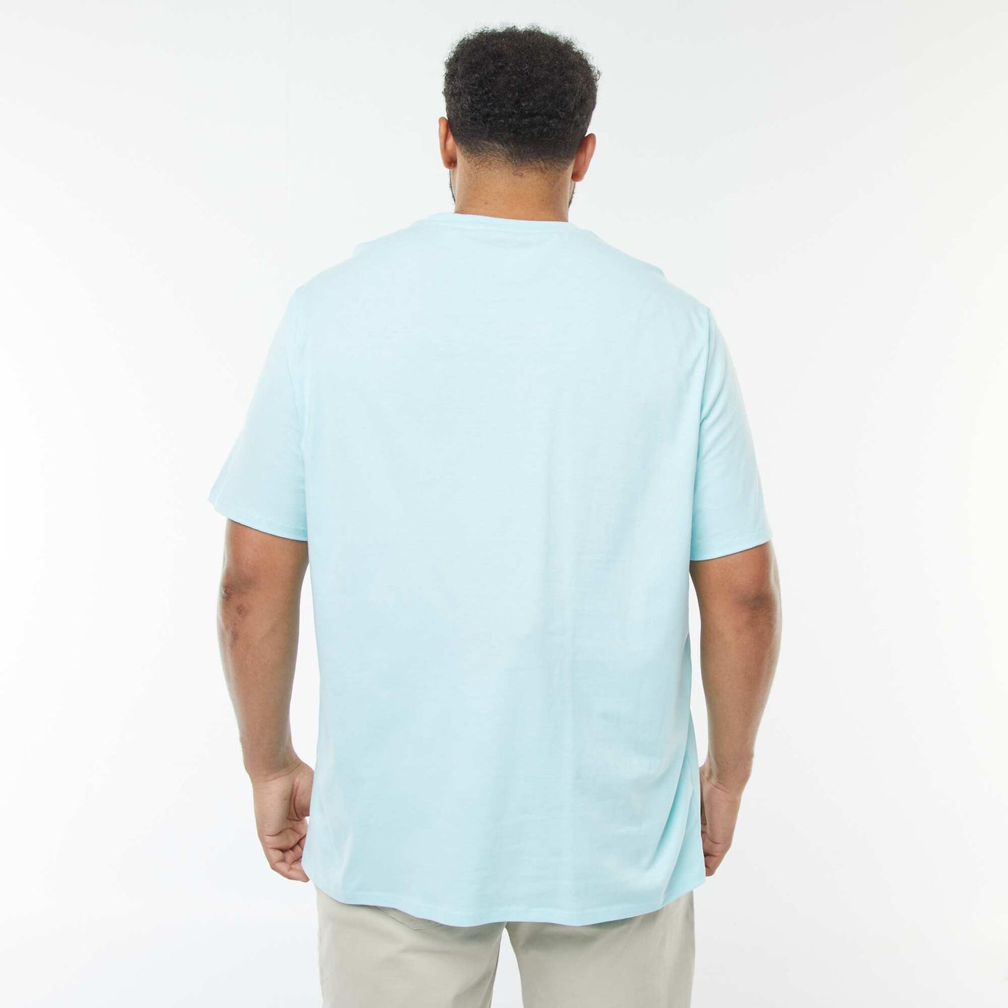 T-shirt manches courtes à motif BLEU