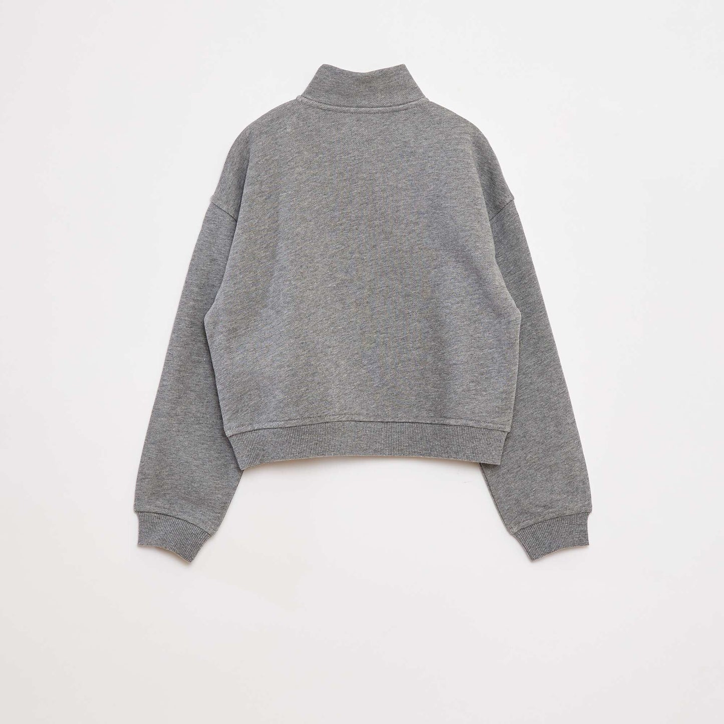 Sweat camionneur avec col zippé GRIS