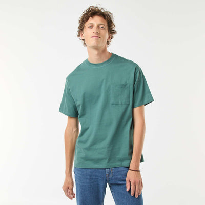 T-shirt en maille jersey manches courtes VERT