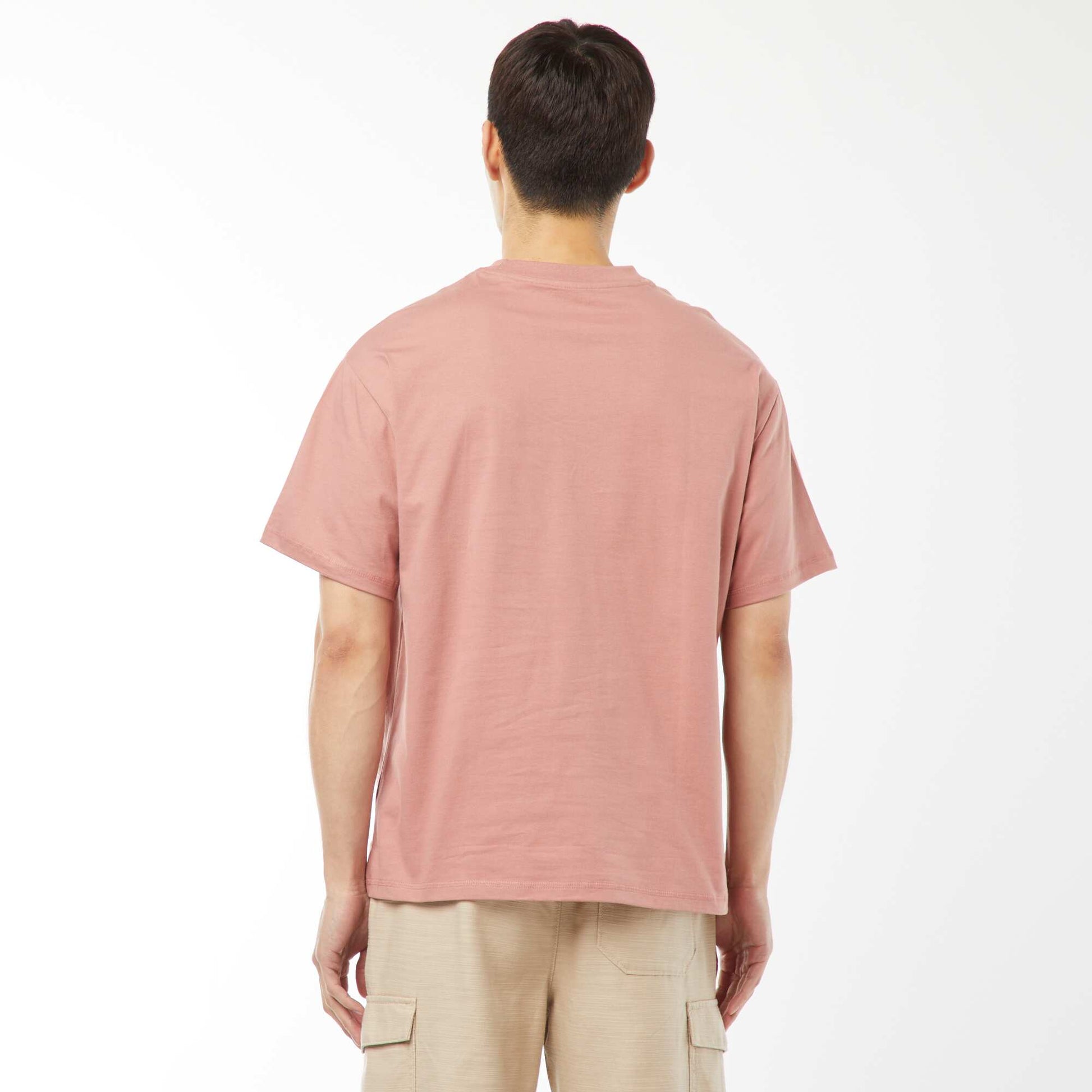 T-shirt en maille jersey manches courtes ROSE