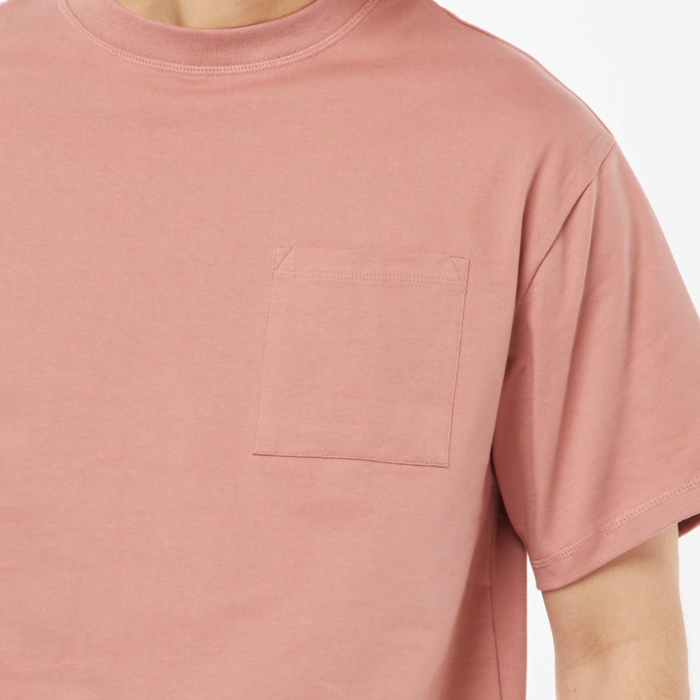 T-shirt en maille jersey manches courtes ROSE