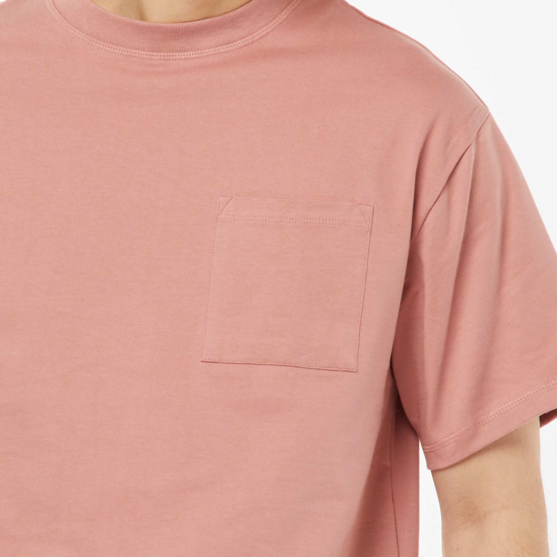 T-shirt en maille jersey manches courtes ROSE