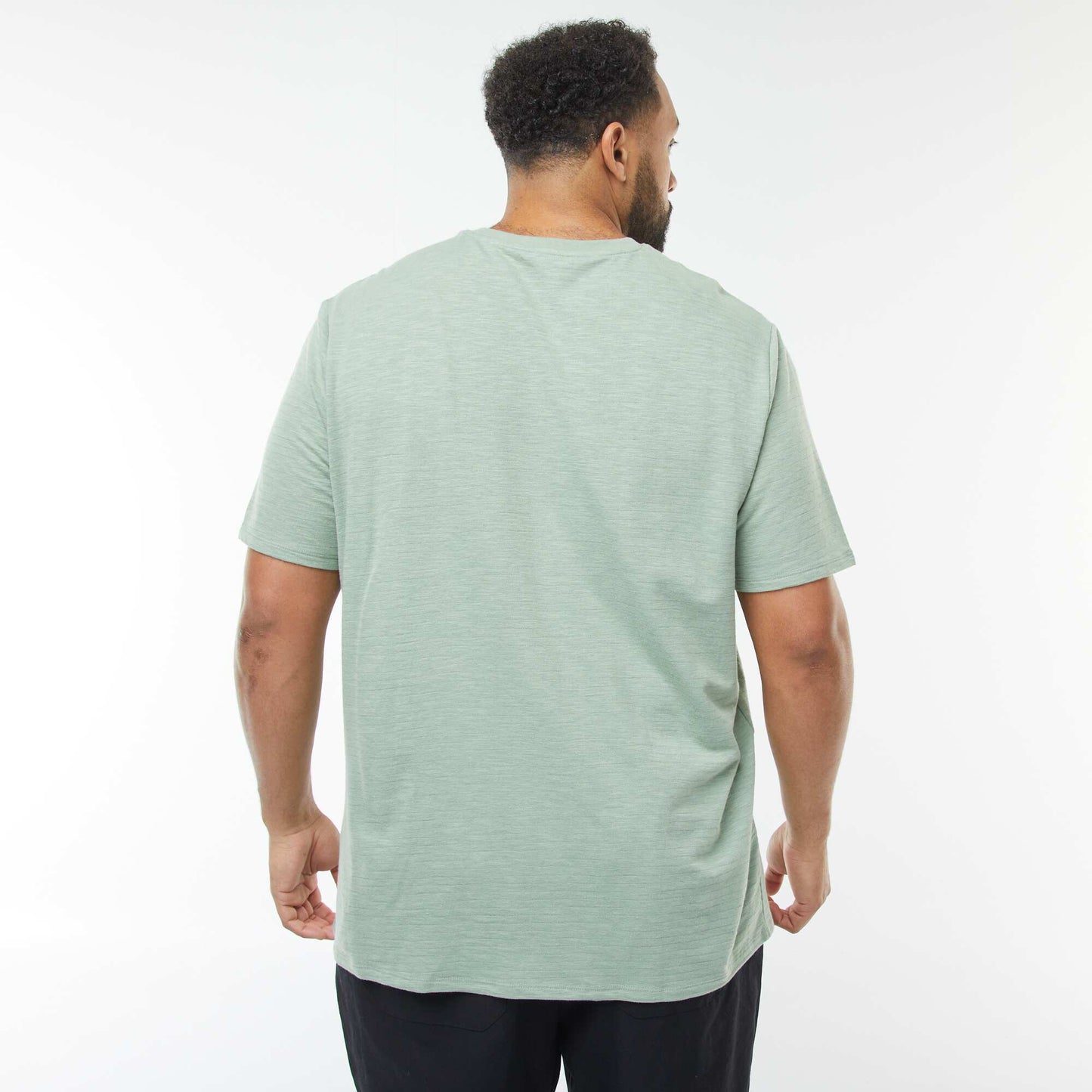 T-shirt à manches courtes en maille texturée VERT