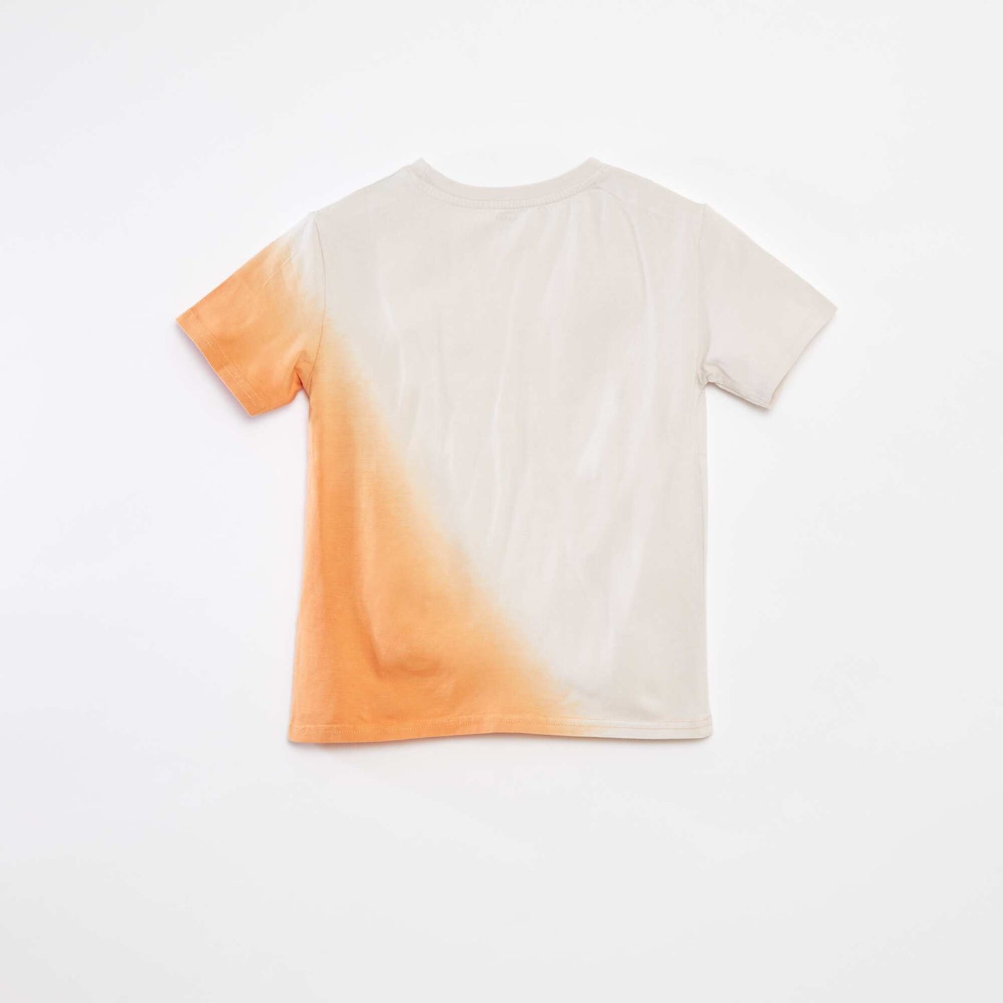 T-shirt à manches courtes et col rond ORANGE
