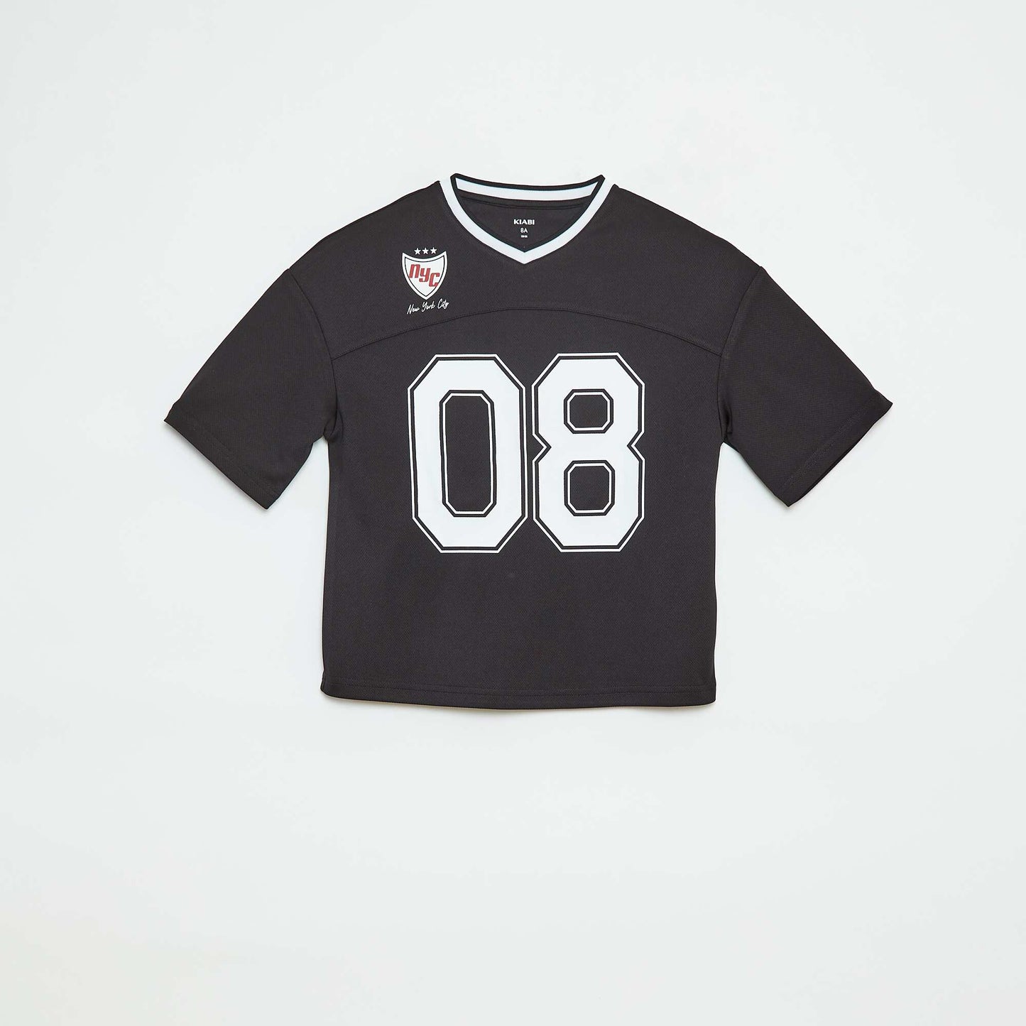 Tee-shirt type sport américain NOIR