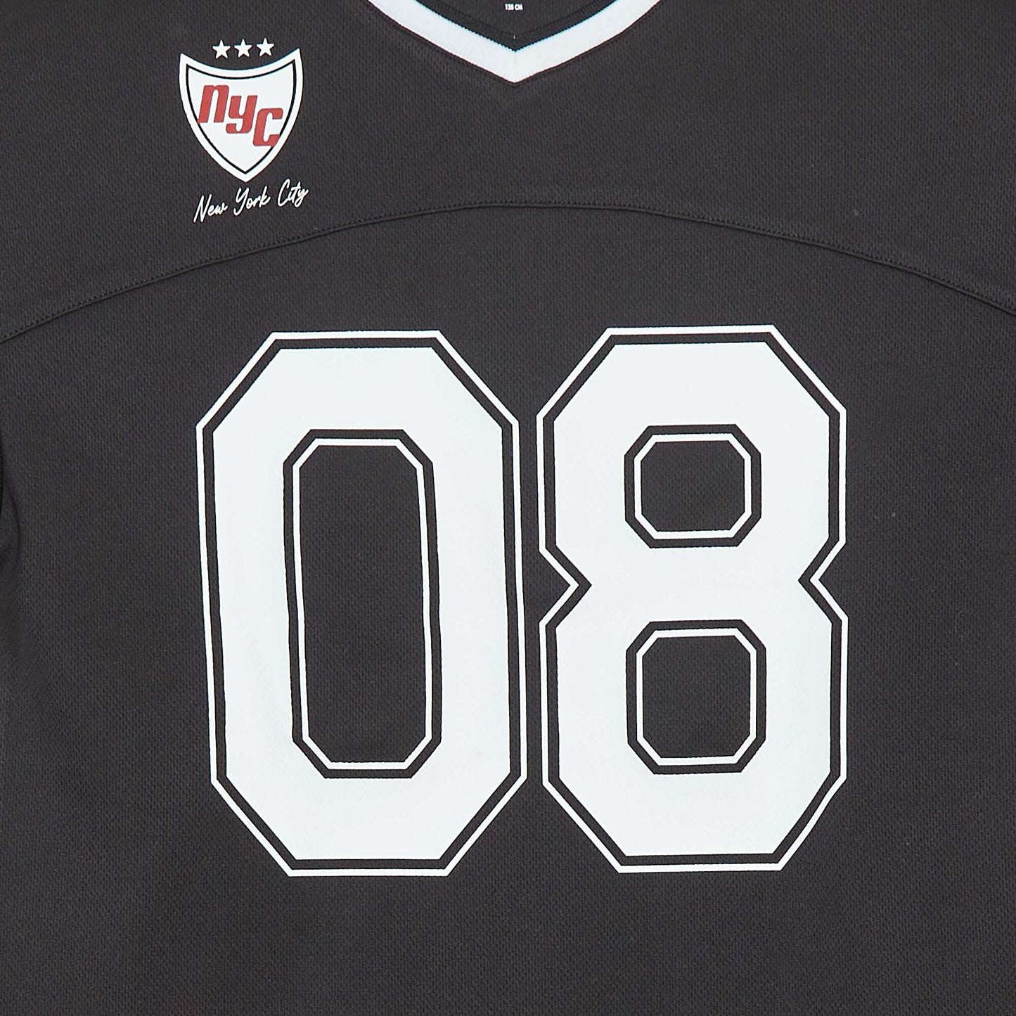 Tee-shirt type sport américain NOIR
