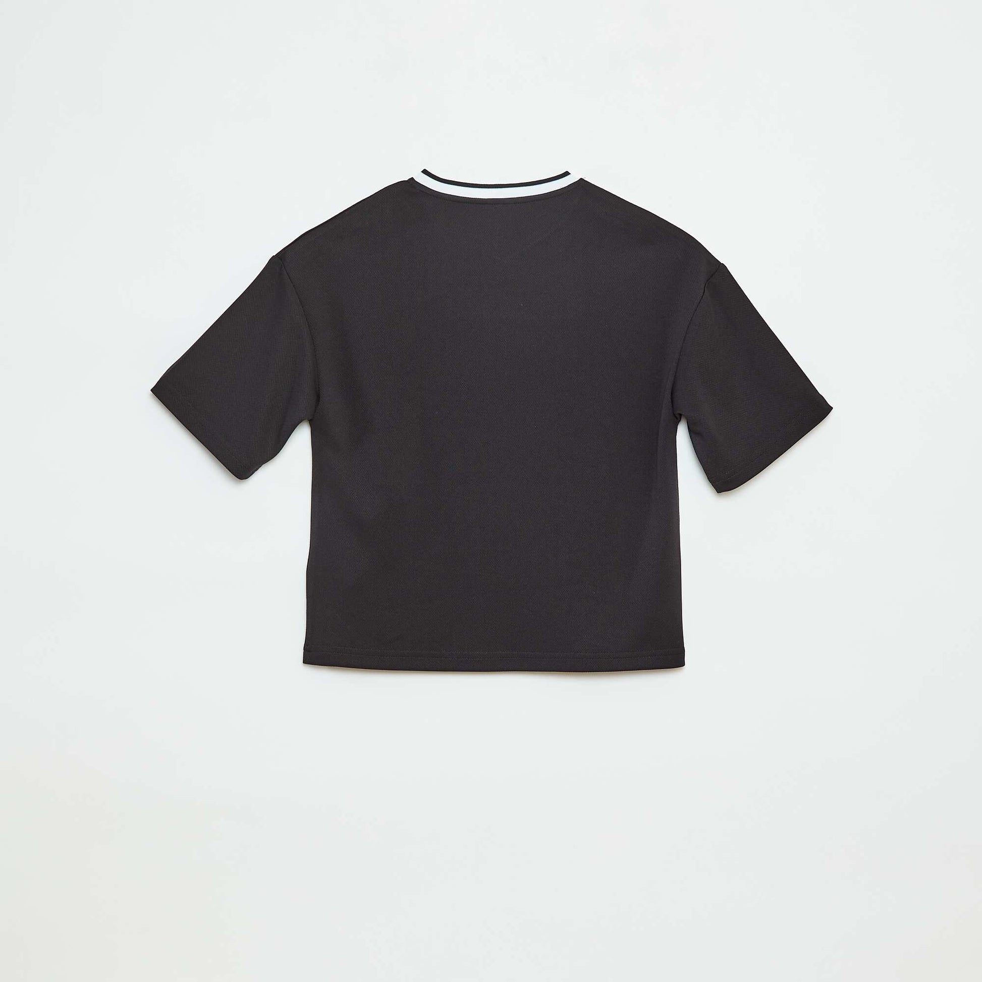 Tee-shirt type sport américain NOIR