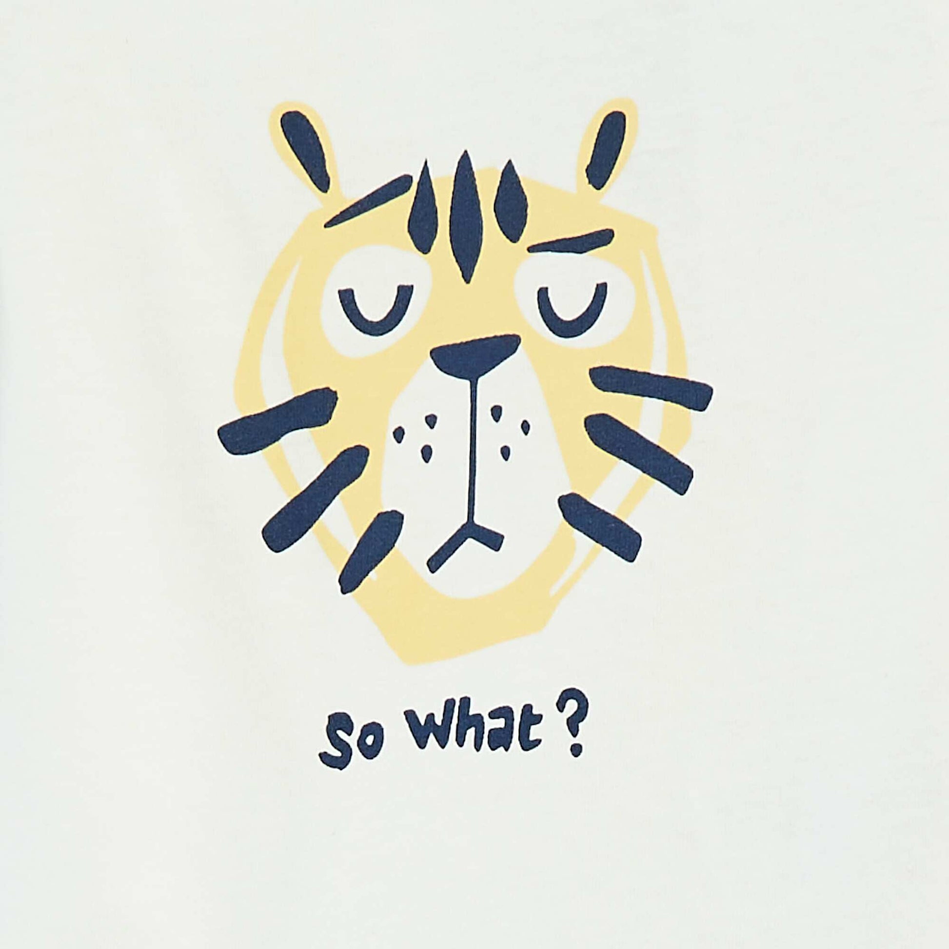 T-shirt à manches courtes avec animation BLANC