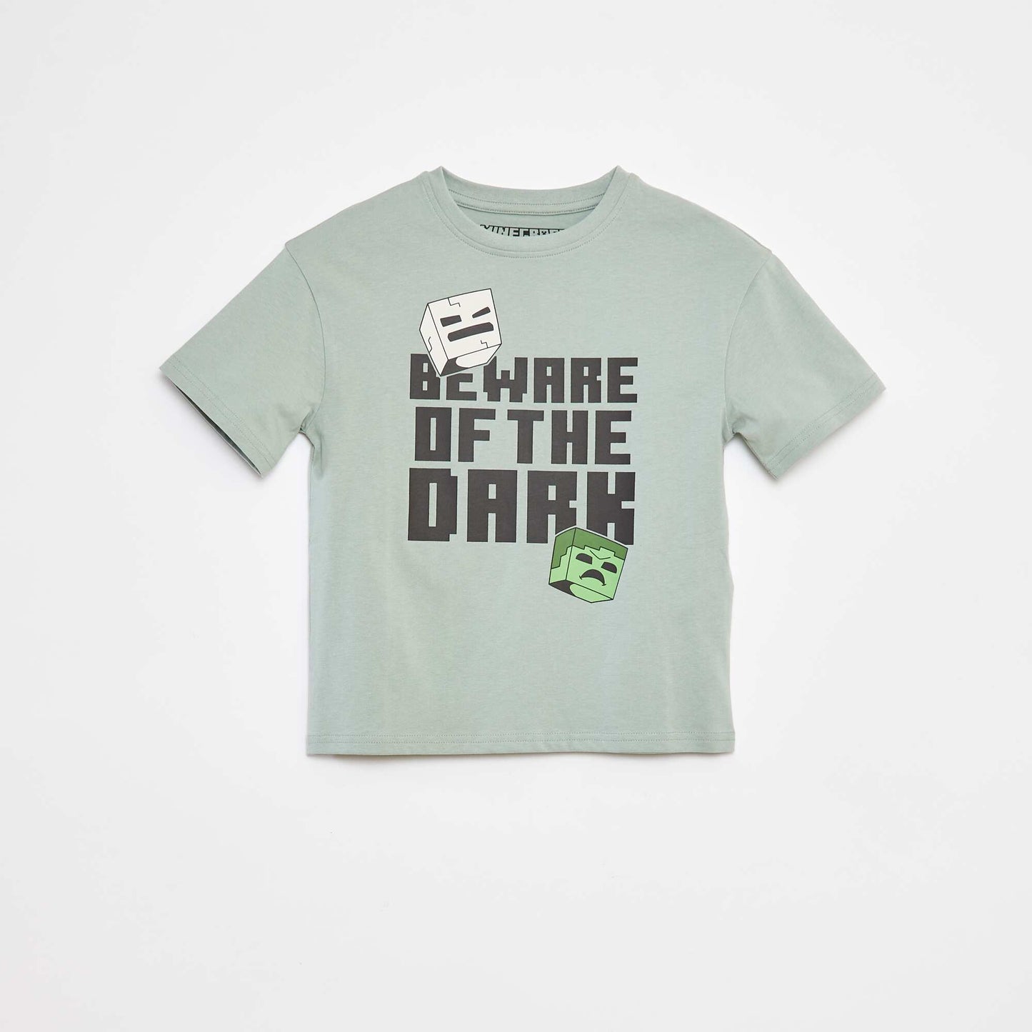 T-shirt imprimé 'Minecraft' VERT