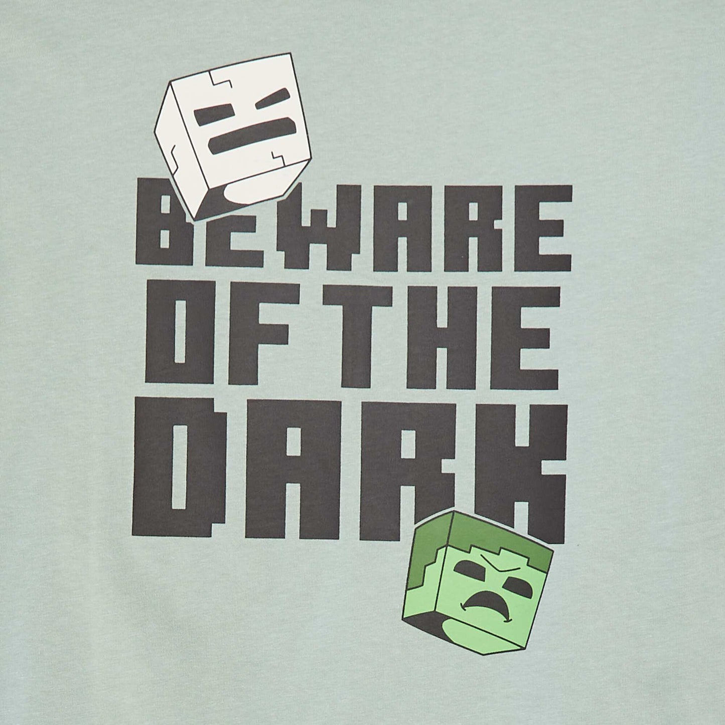 T-shirt imprimé 'Minecraft' VERT