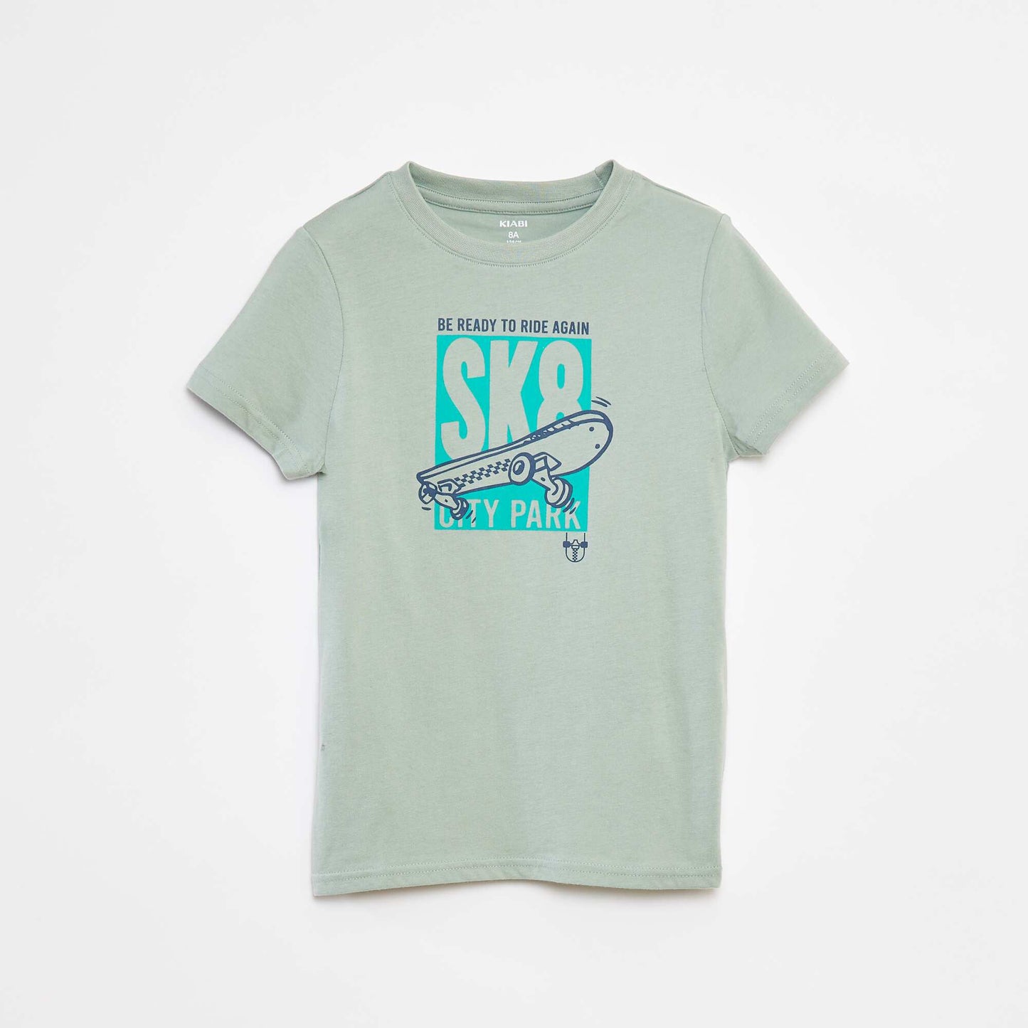 T-shirt imprimé manches courtes VERT