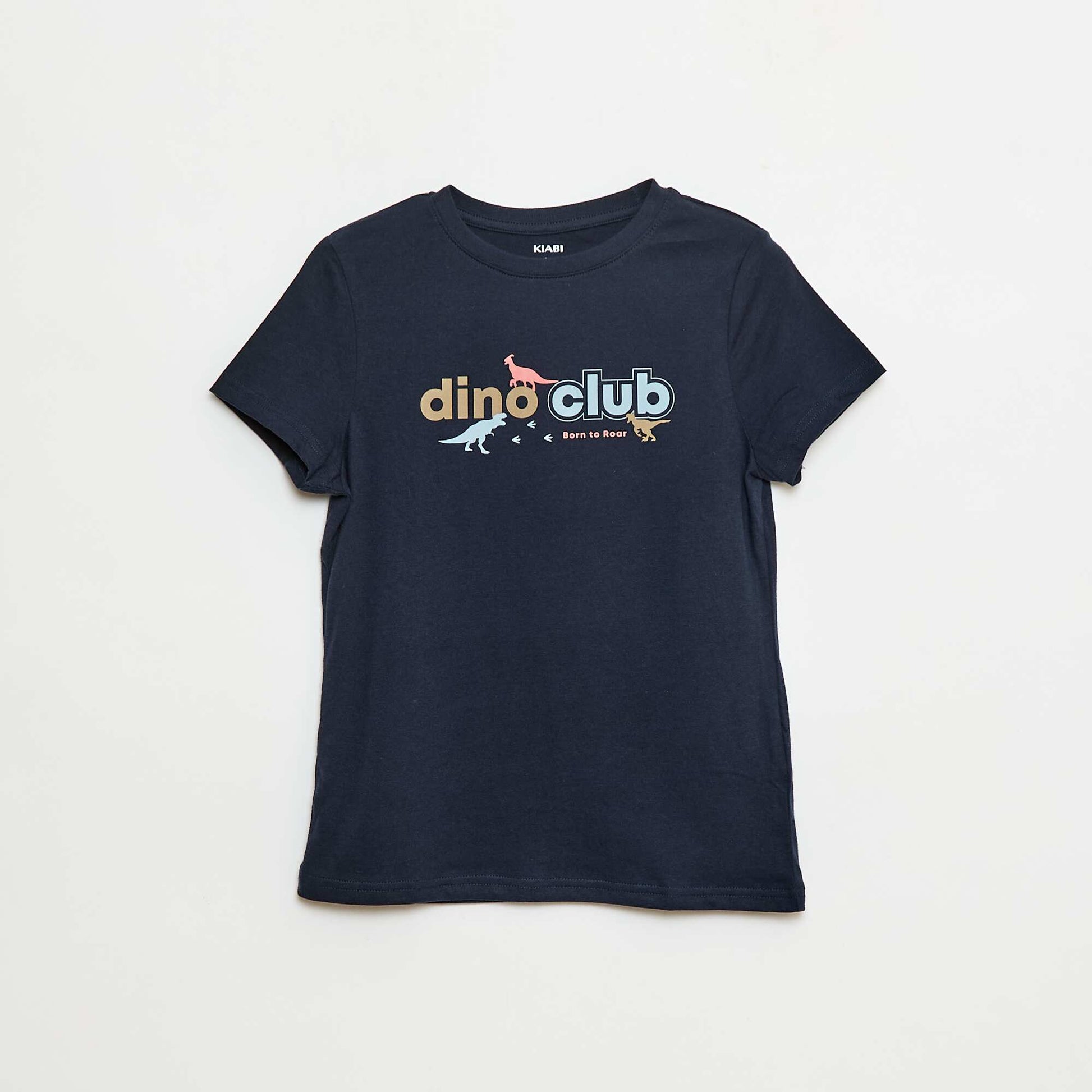 T-shirt imprimé manches courtes BLEU