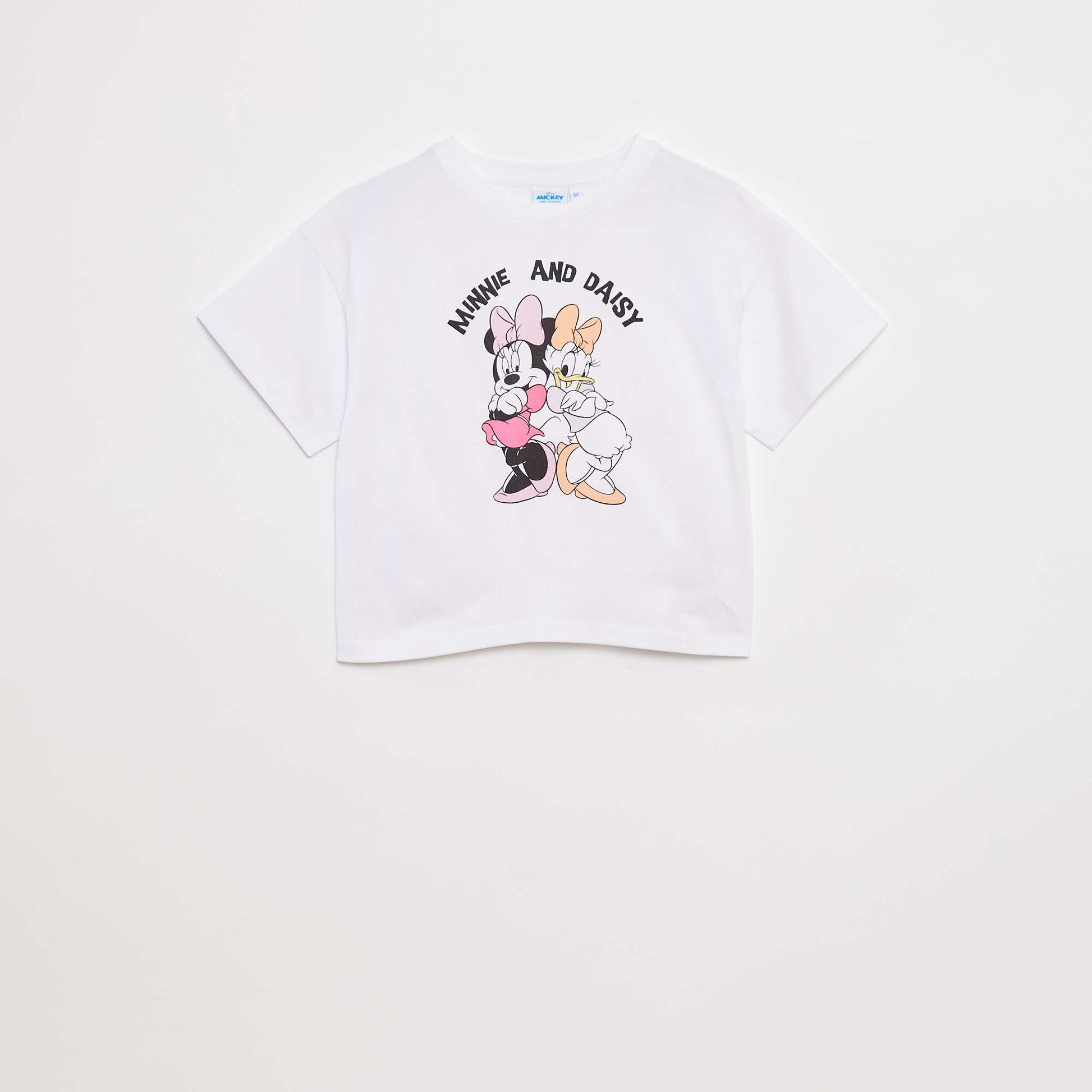 T-shirt à manches courtes cropped 'Minnie' 'Disney' BEIGE