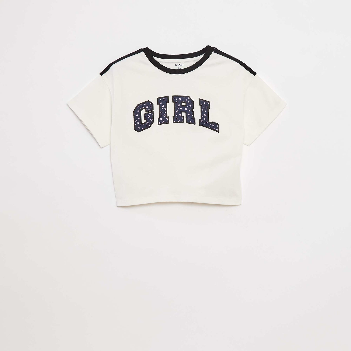 T-shirt crop esprit campus BLANC
