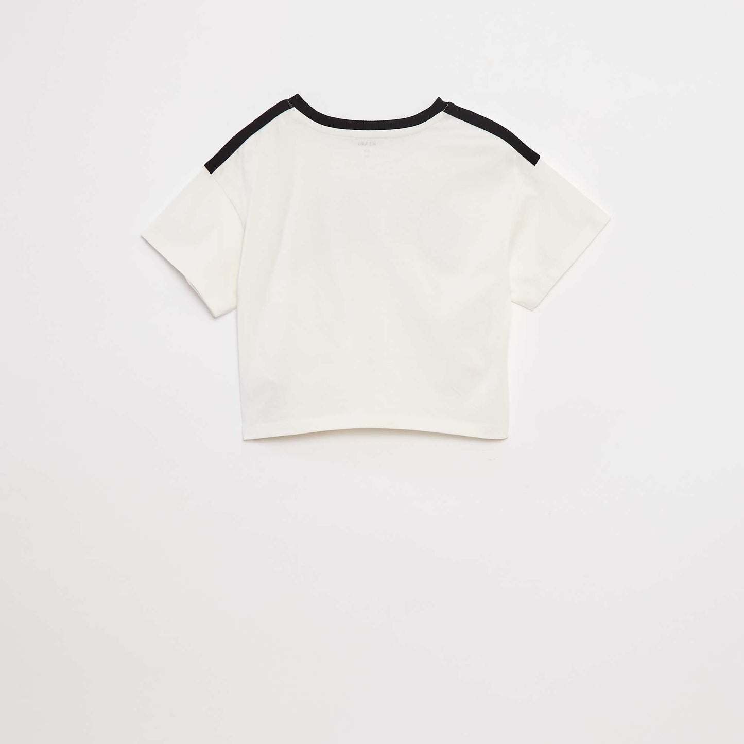 T-shirt crop esprit campus BLANC