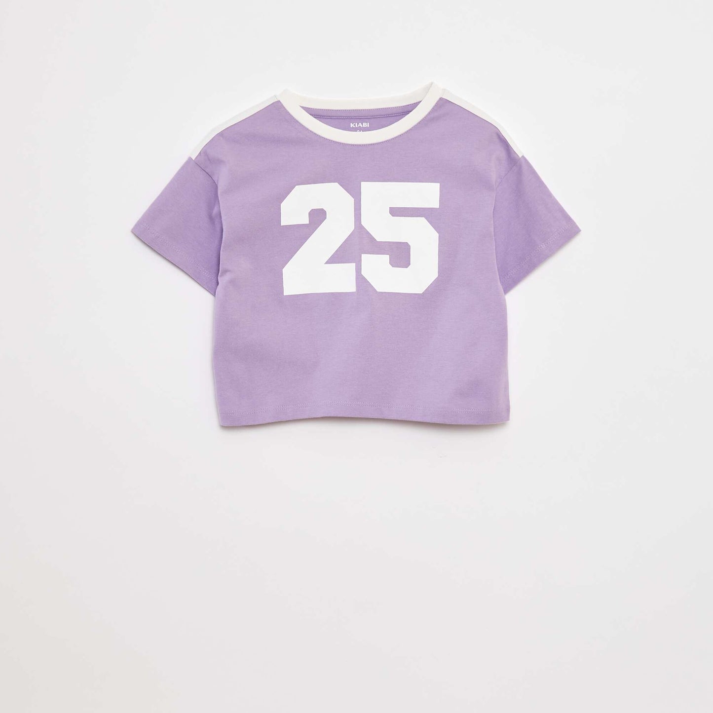 T-shirt crop esprit campus VIOLET