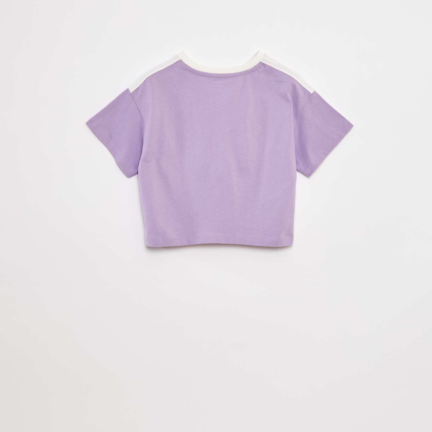 T-shirt crop esprit campus VIOLET