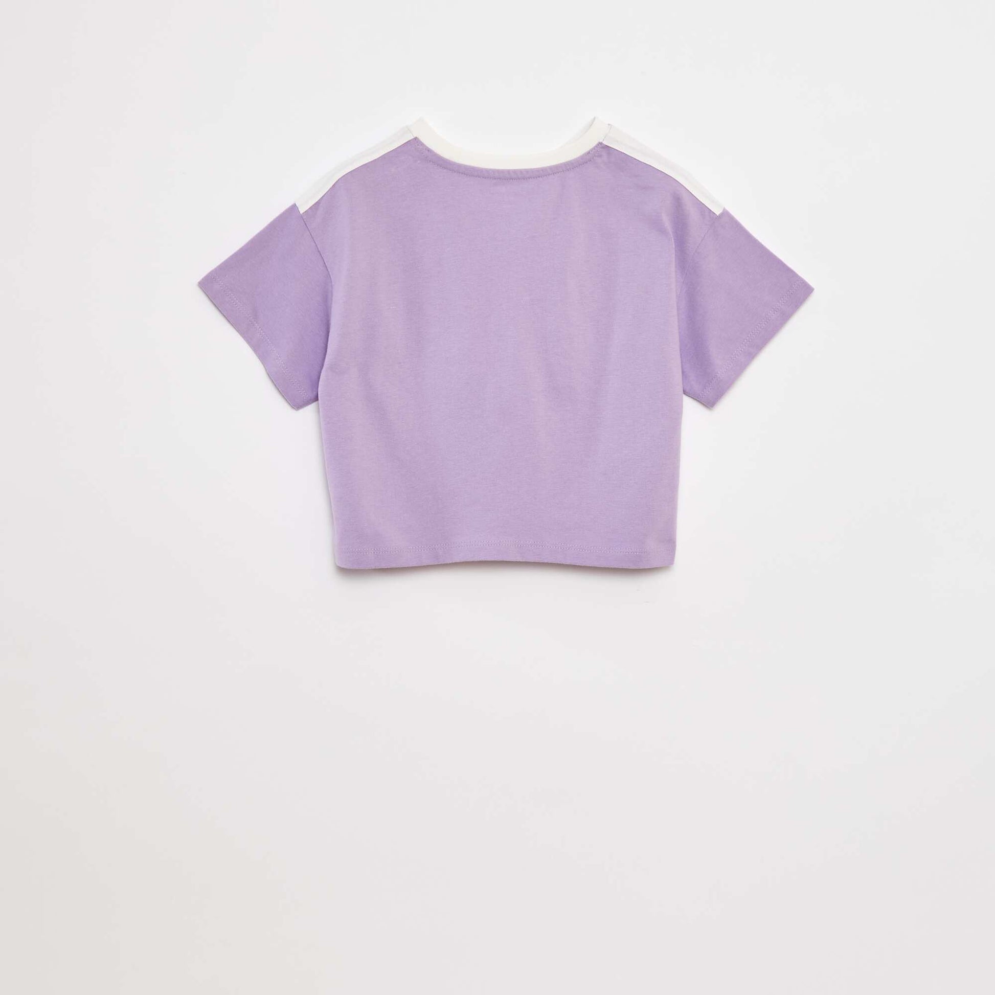 T-shirt crop esprit campus VIOLET